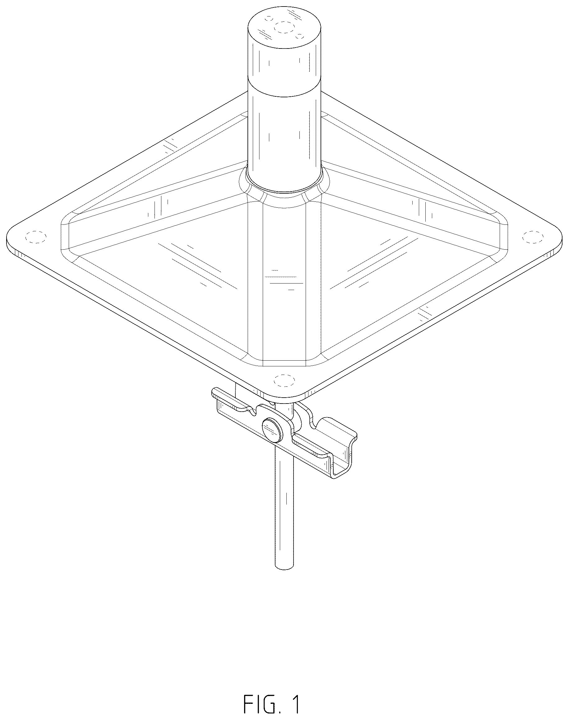 Patent USD1124571 Figure 1 – Anchor fixing device