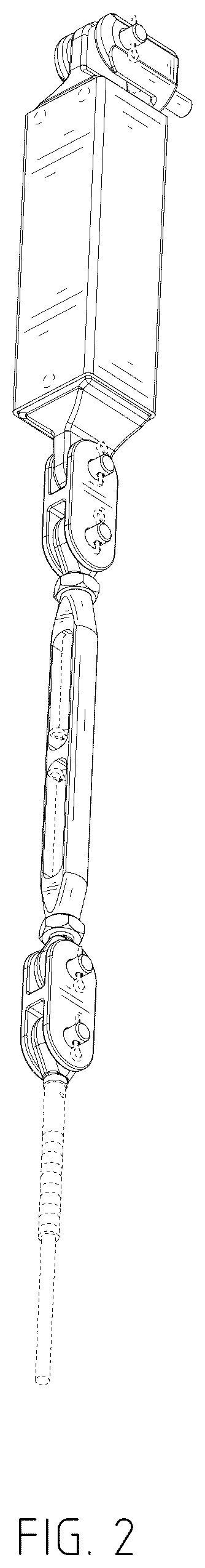 Patent USD1124572 Figure 2 – Buffer and tension device for end of the lifeline system