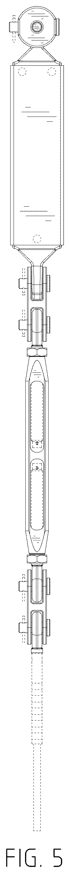 Patent USD1124572 Figure 5 – Buffer and tension device for end of the lifeline system