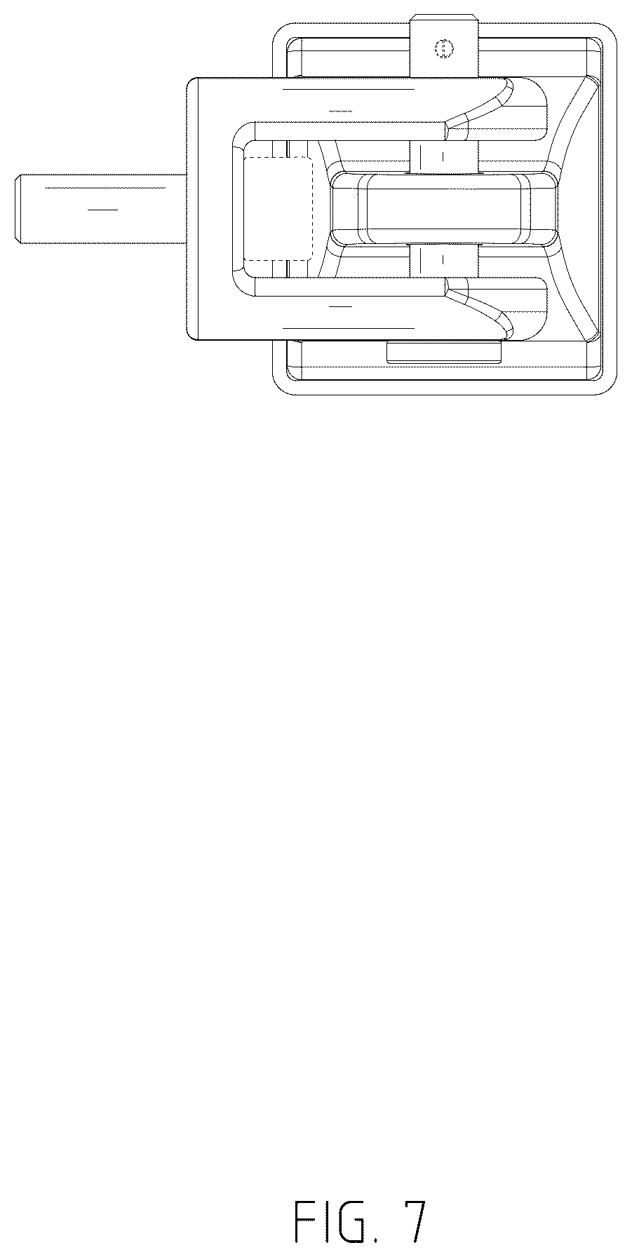 Patent USD1124572 Figure 7 – Buffer and tension device for end of the lifeline system