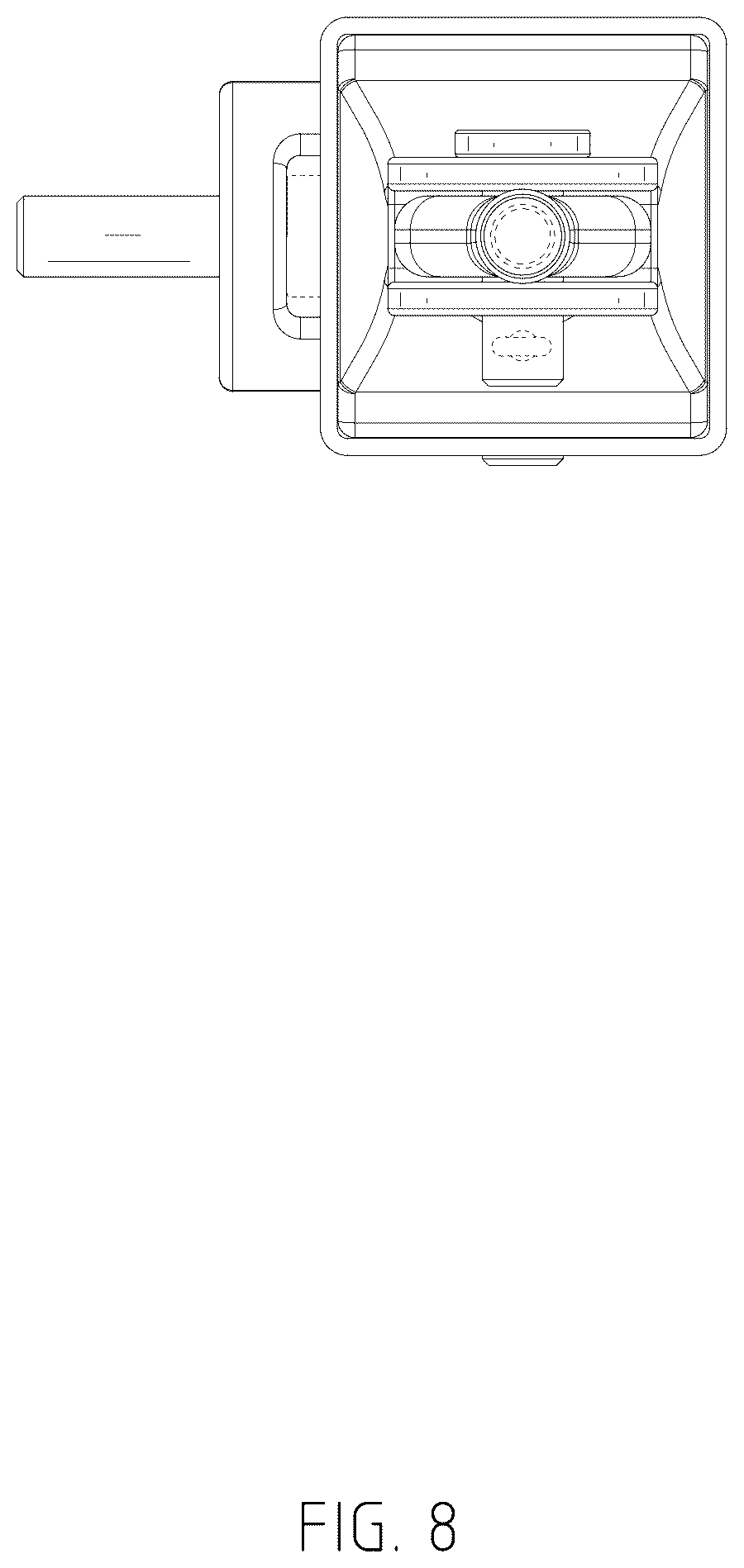 Patent USD1124572 Figure 8 – Buffer and tension device for end of the lifeline system