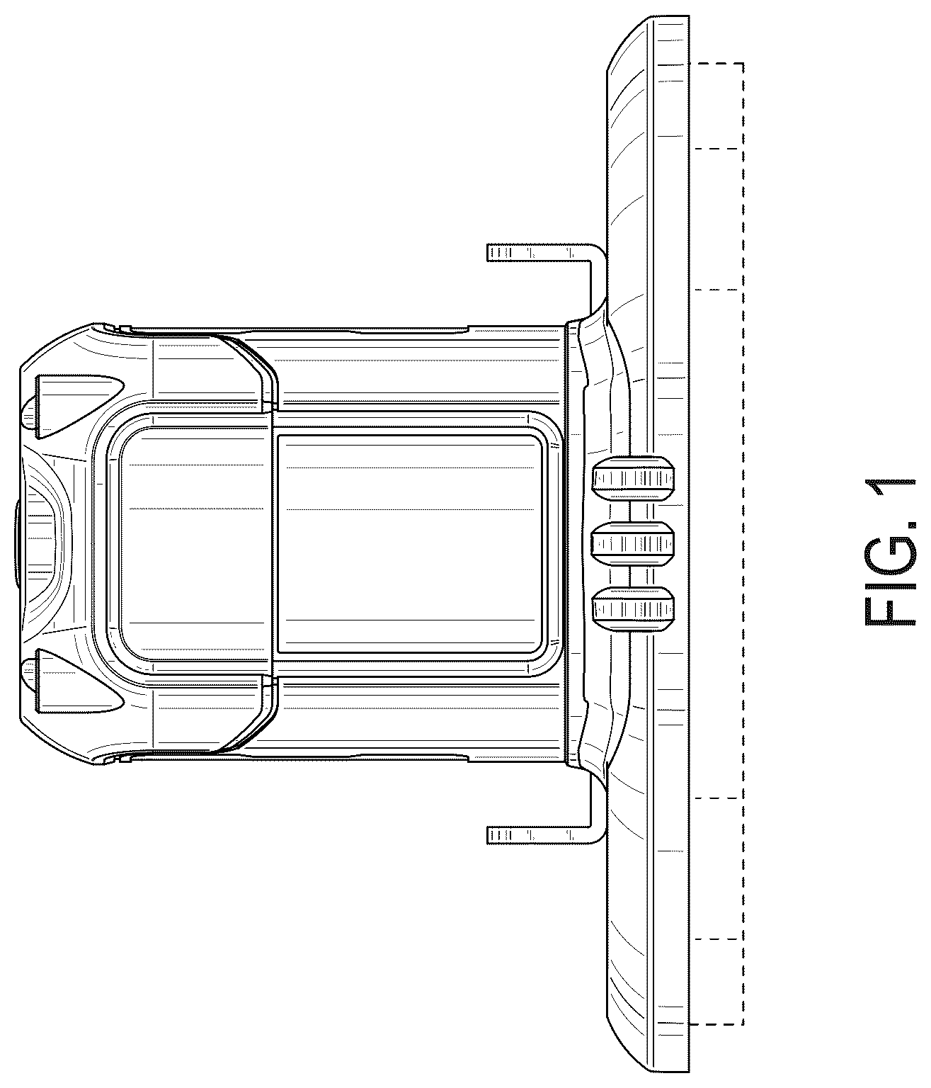 Patent USD1124573 Figure 1 – Vacuum gripper