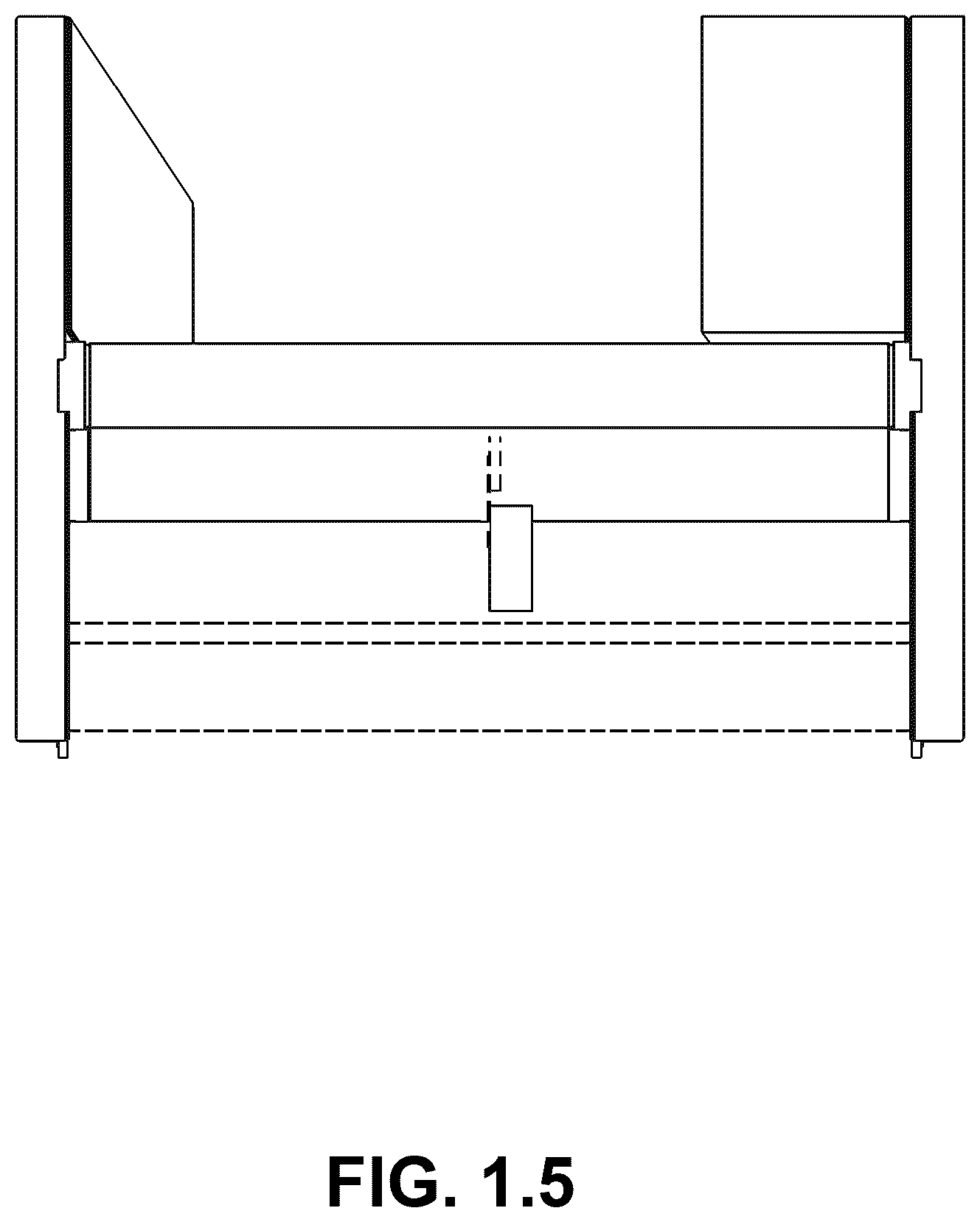 Patent USD1124575 Figure 5 – Belt conveyor