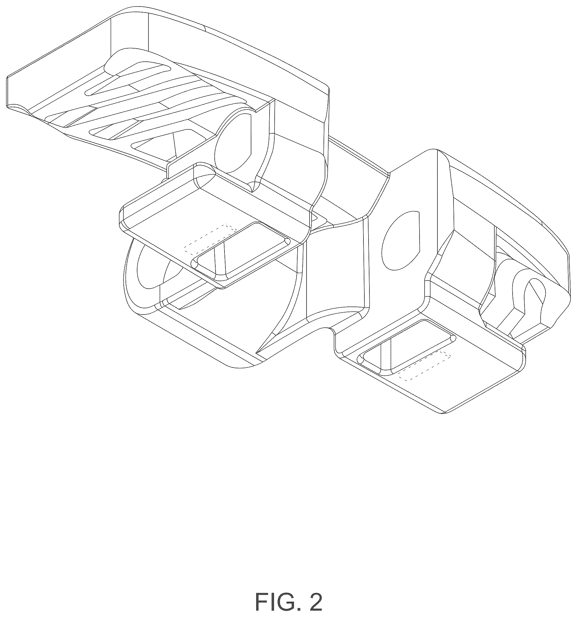 Patent USD1124576 Figure 2 – Link of a conveyor chain