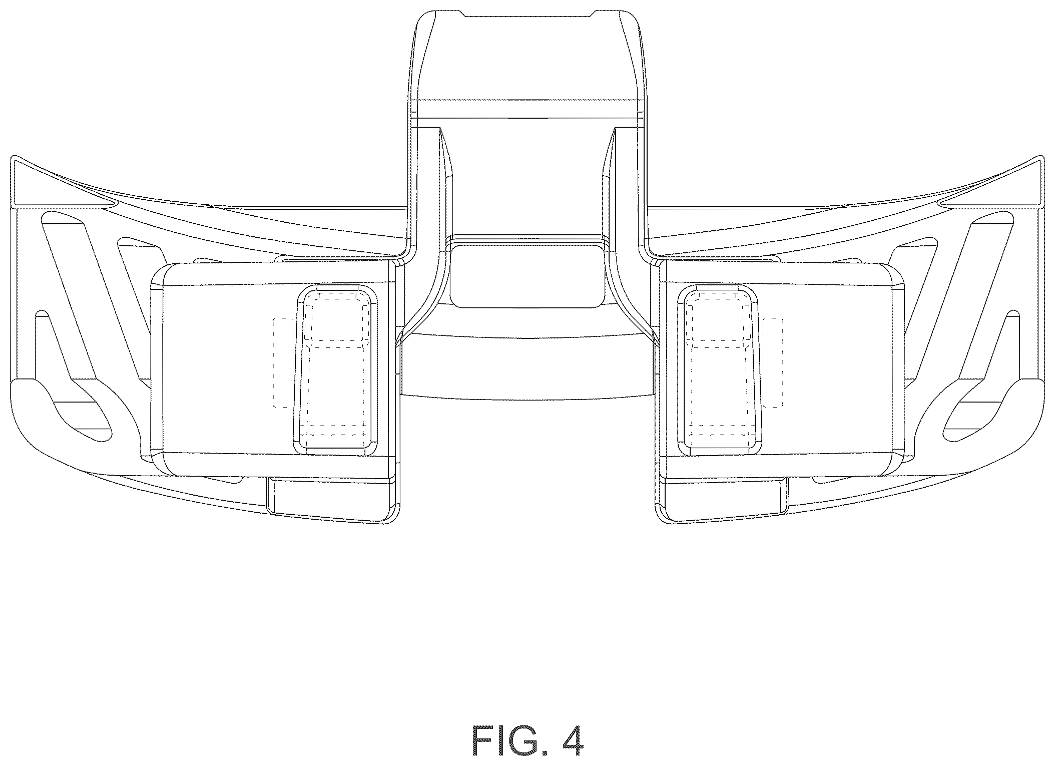 Patent USD1124576 Figure 4 – Link of a conveyor chain
