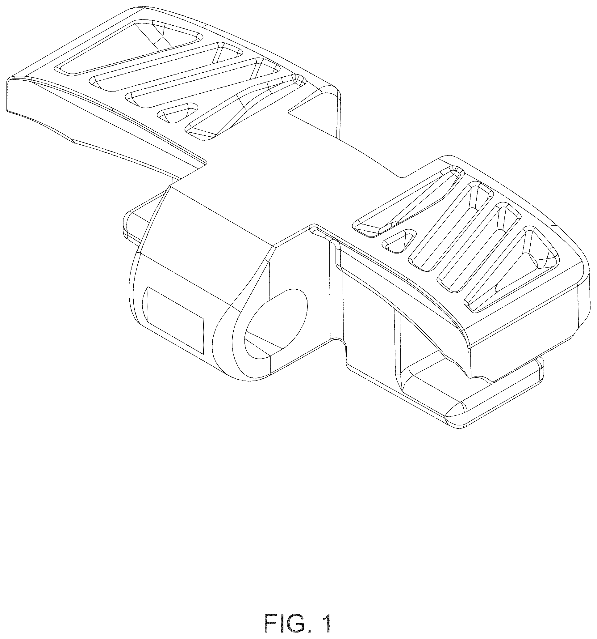 Patent USD1124577 Figure 1 – Link of a conveyor chain