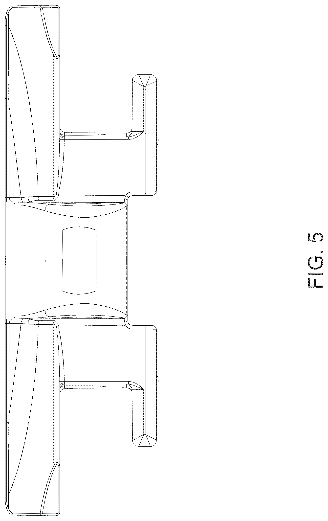 Patent USD1124577 Figure 5 – Link of a conveyor chain