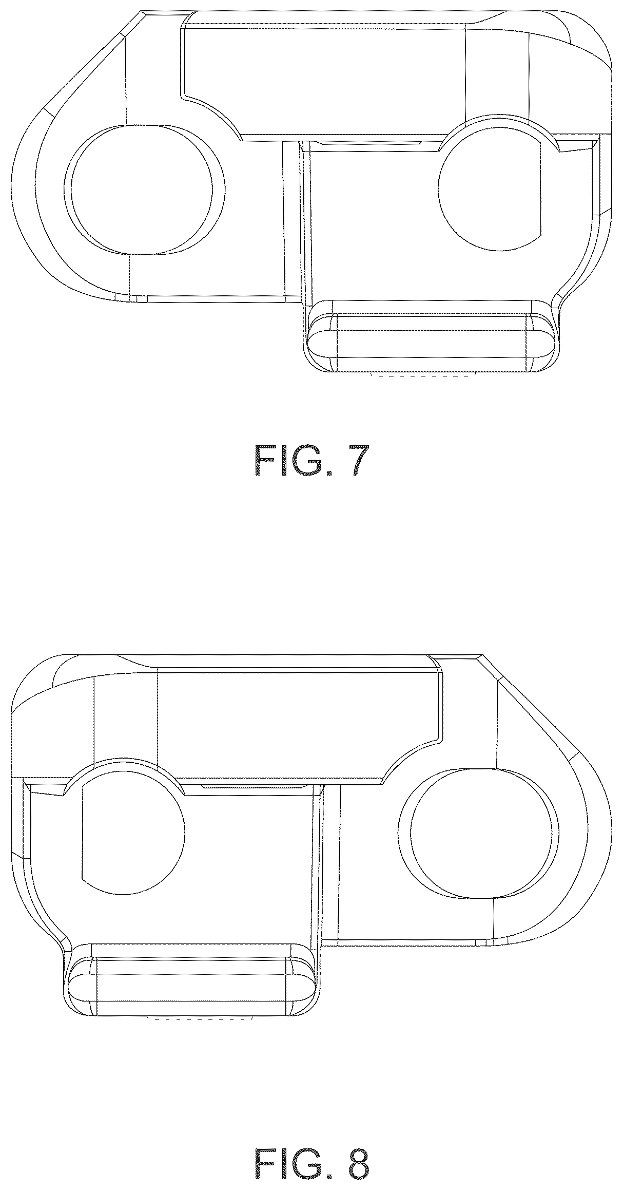 Patent USD1124577 Figure 7 – Link of a conveyor chain