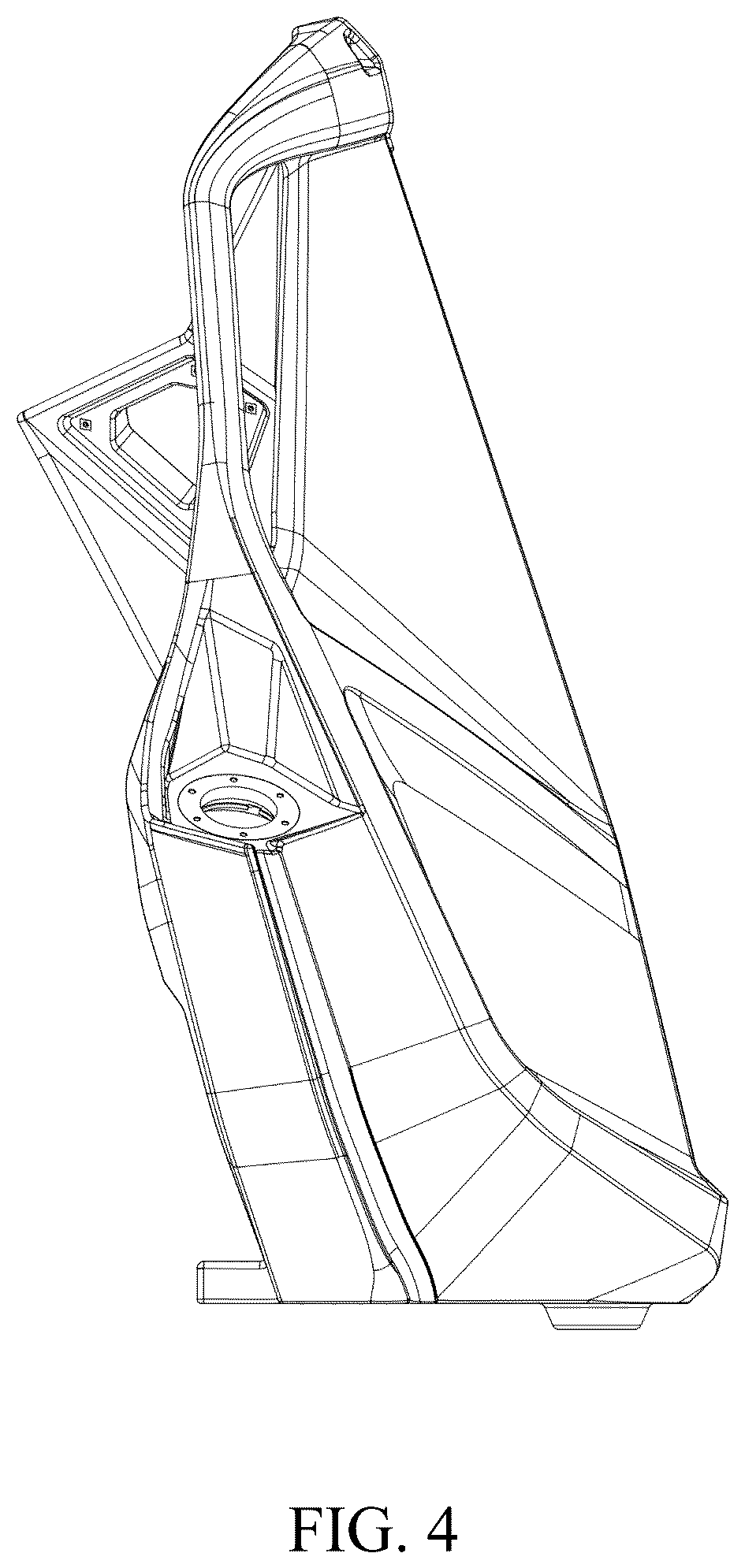 Patent USD1124578 Figure 4 – Vehicle body component