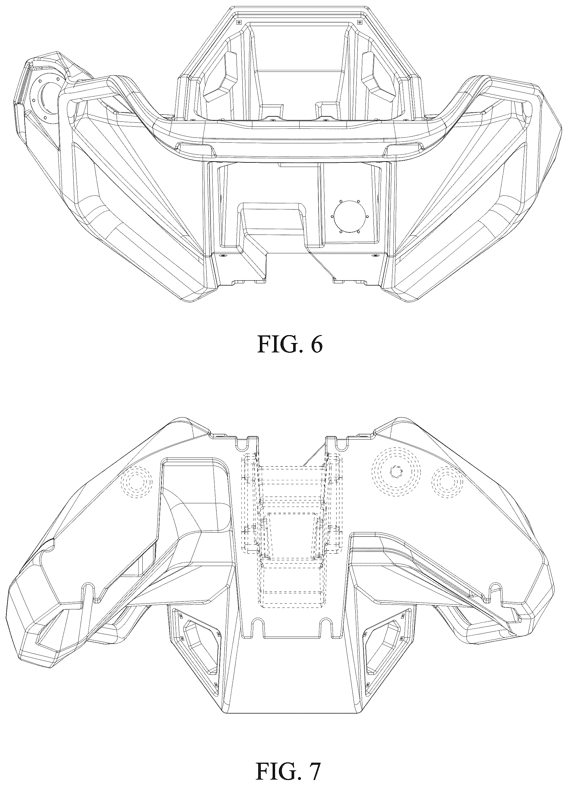 Patent USD1124578 Figure 6 – Vehicle body component