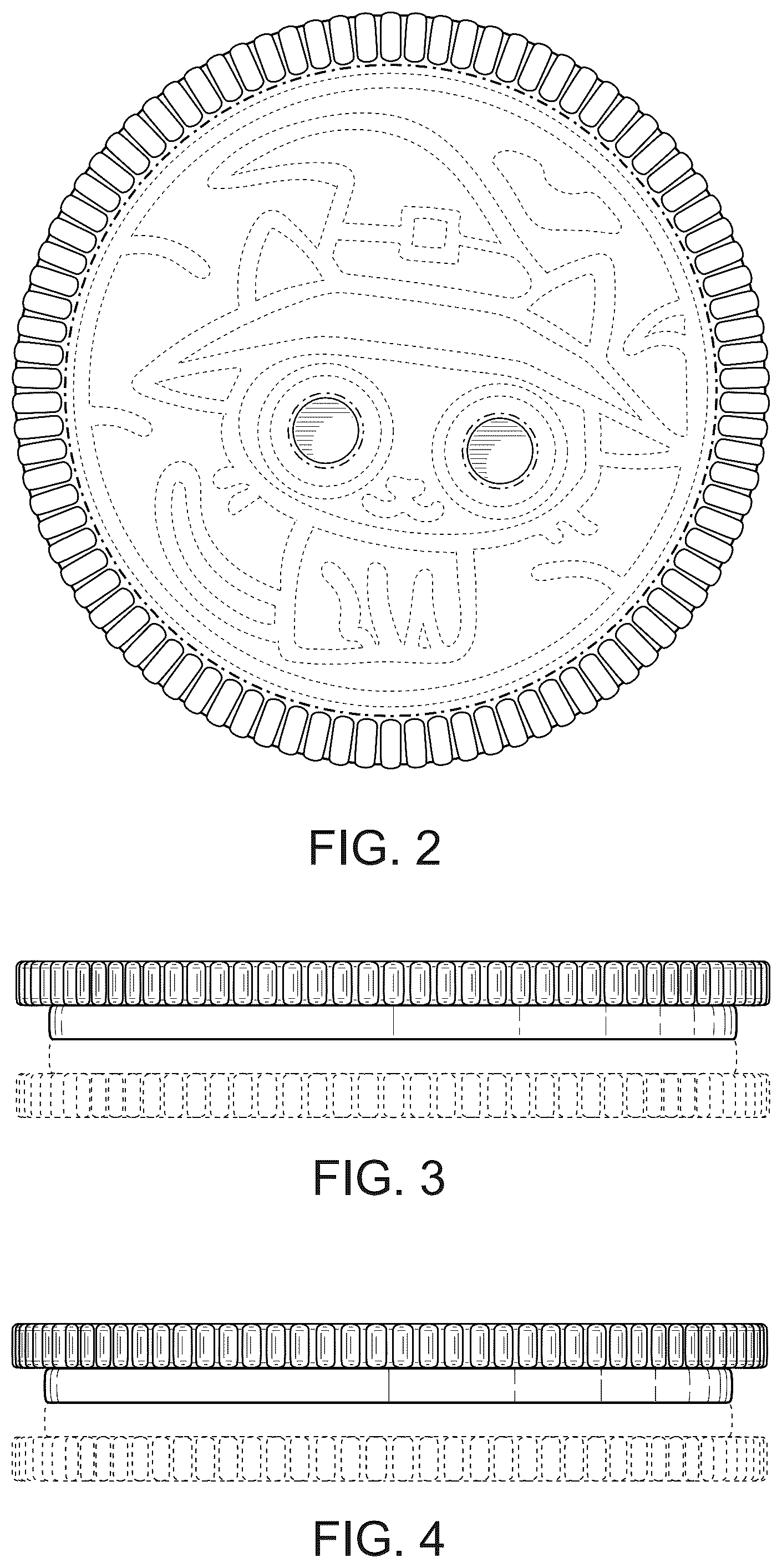 Patent USD1124580 Figure 2 – Food product