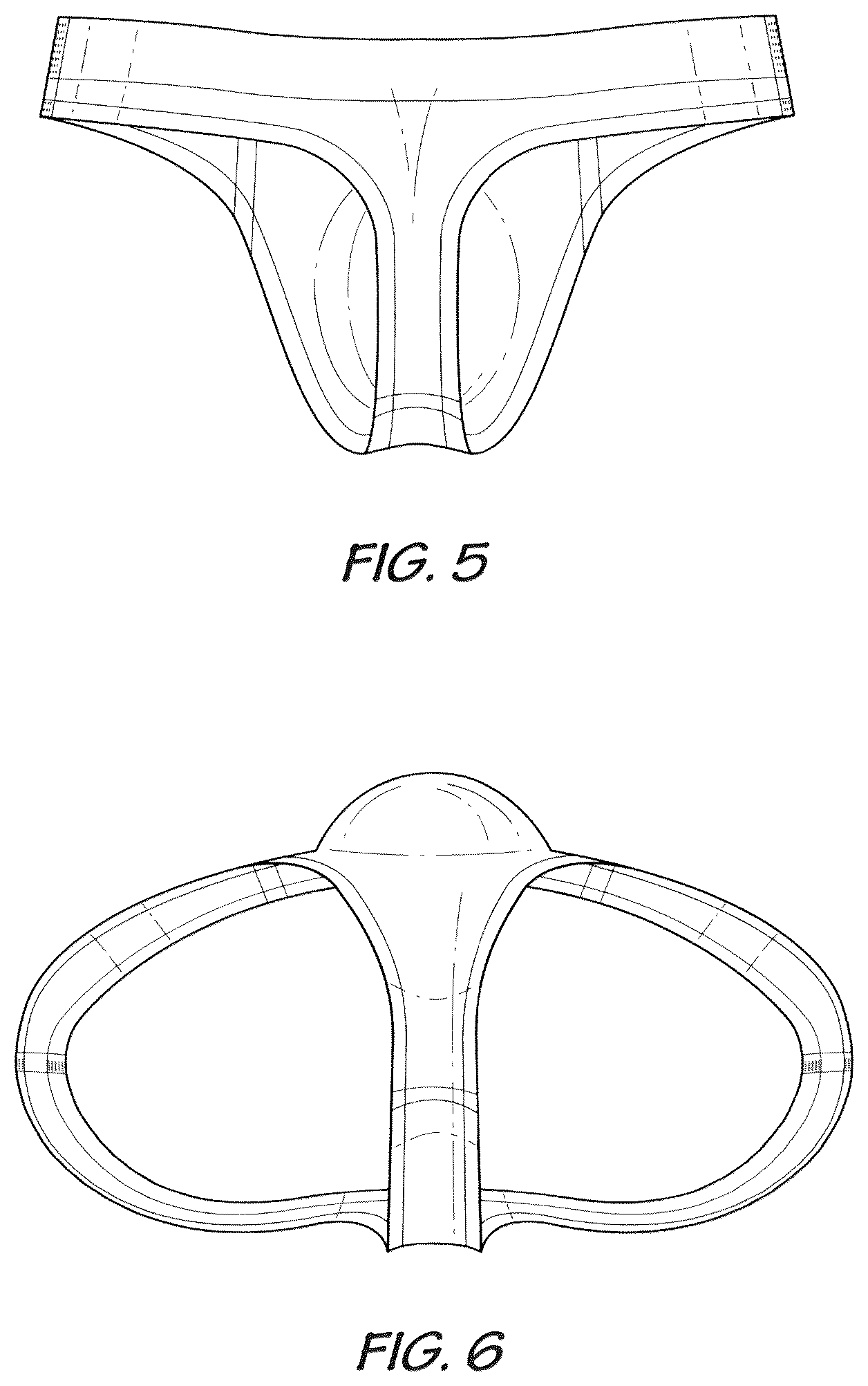 Patent USD1124584 Figure 3 – Undergarment