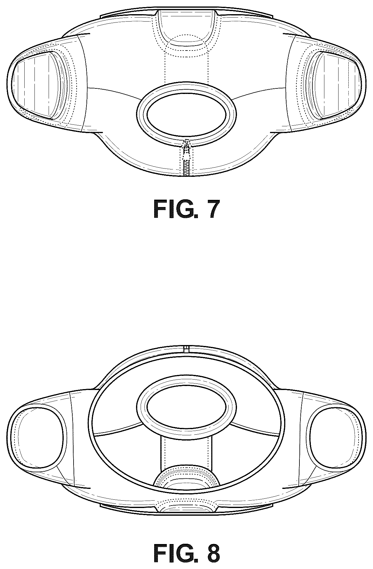 Patent USD1124585 Figure 6 – Protective cycling jersey