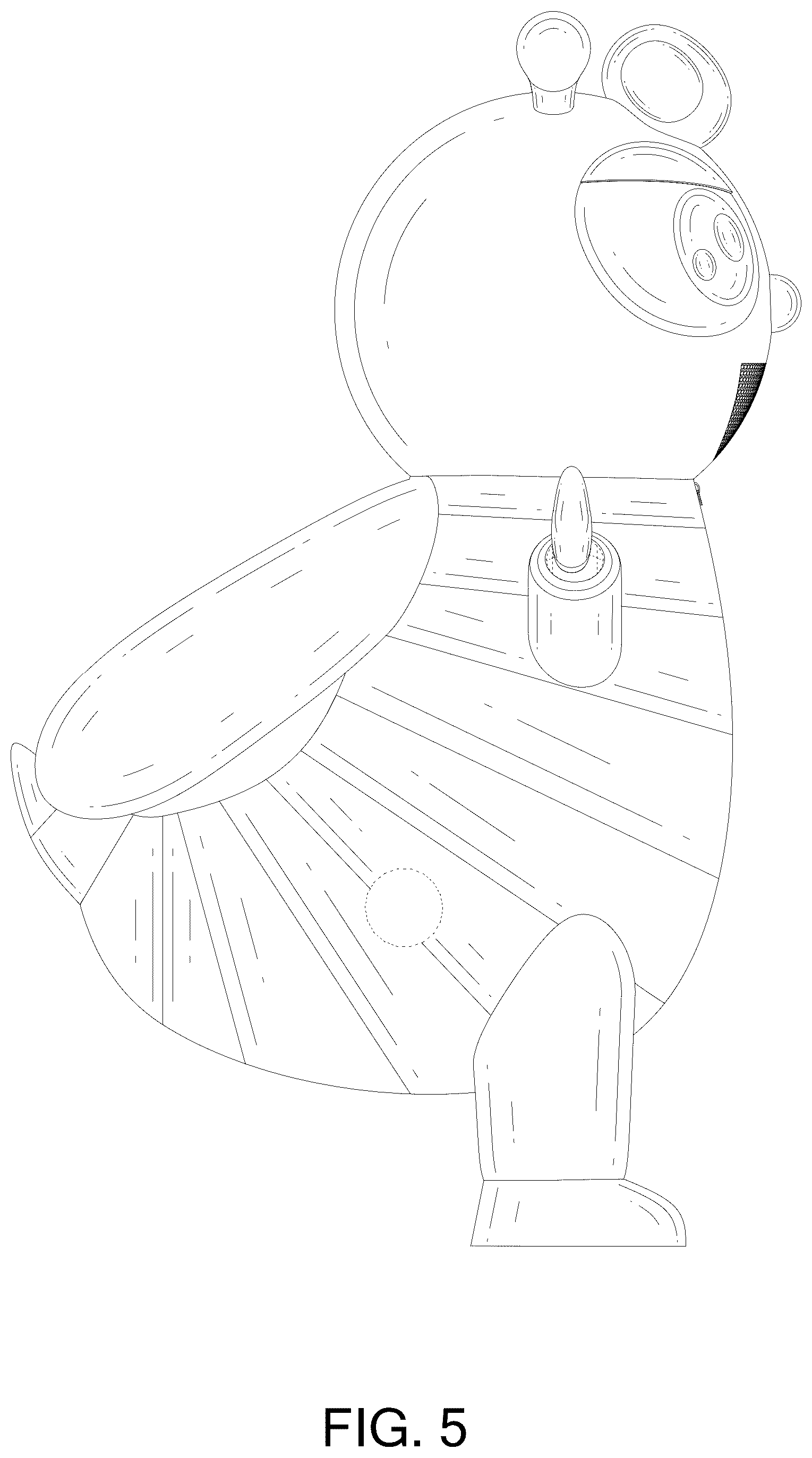 Patent USD1124586 Figure 5 – Inflatable costume
