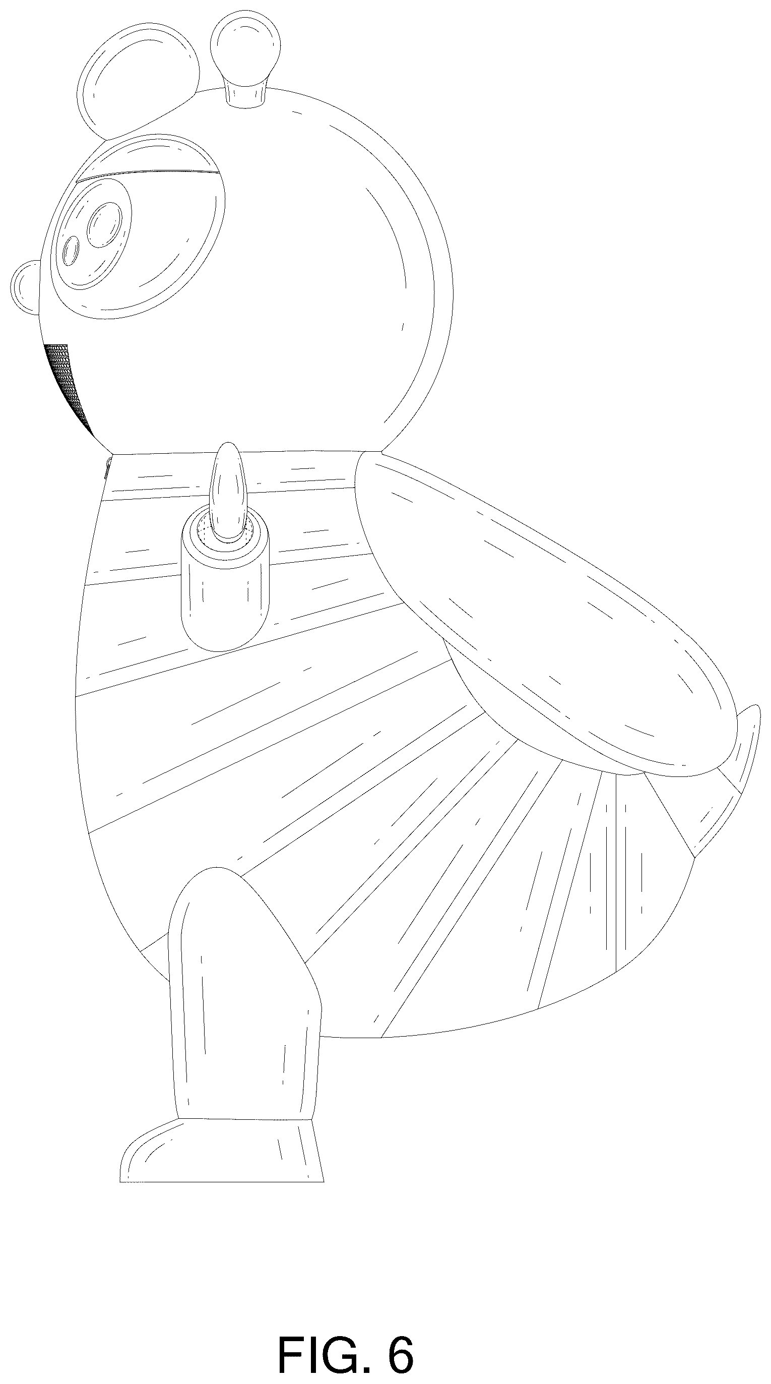 Patent USD1124586 Figure 6 – Inflatable costume
