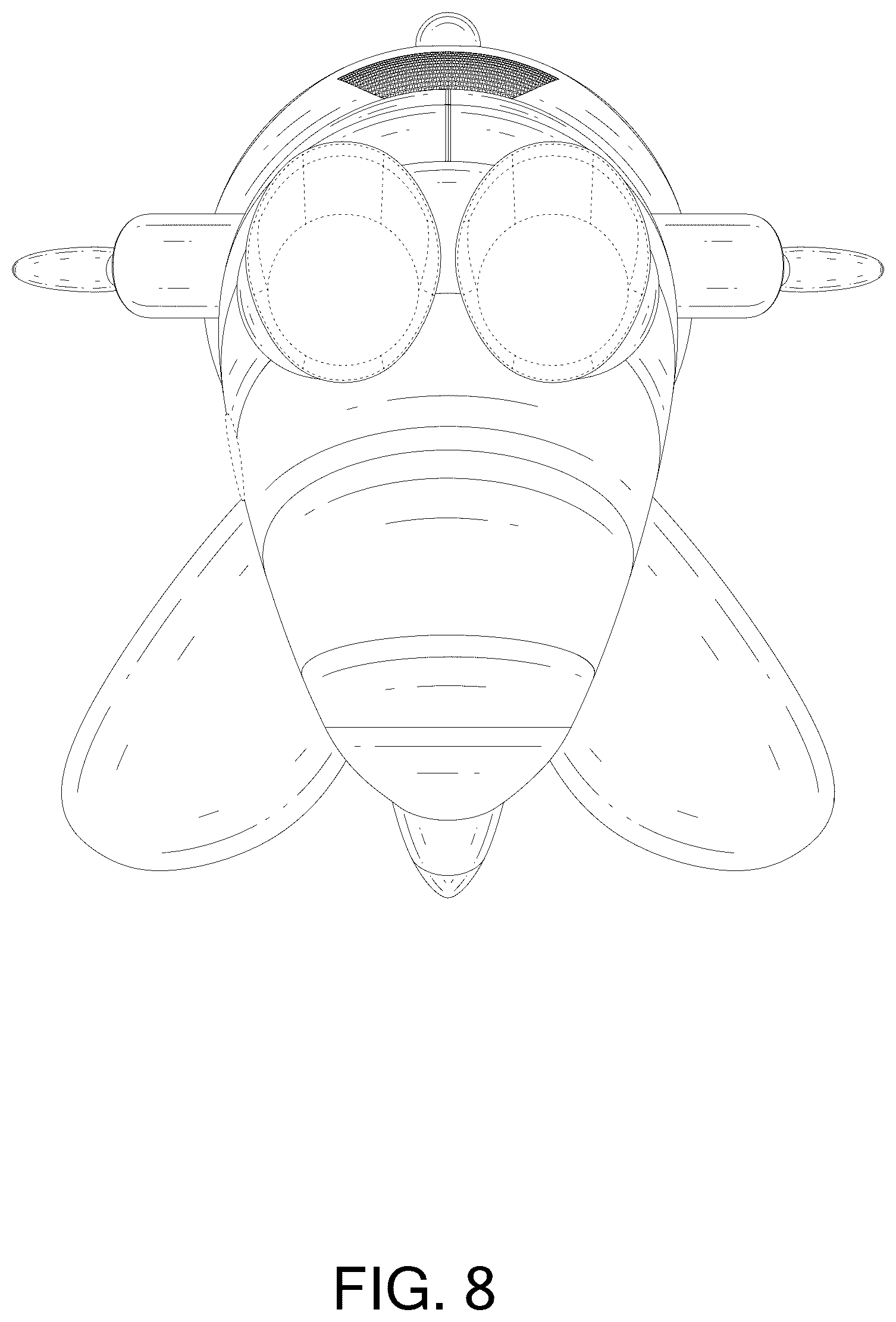 Patent USD1124586 Figure 8 – Inflatable costume