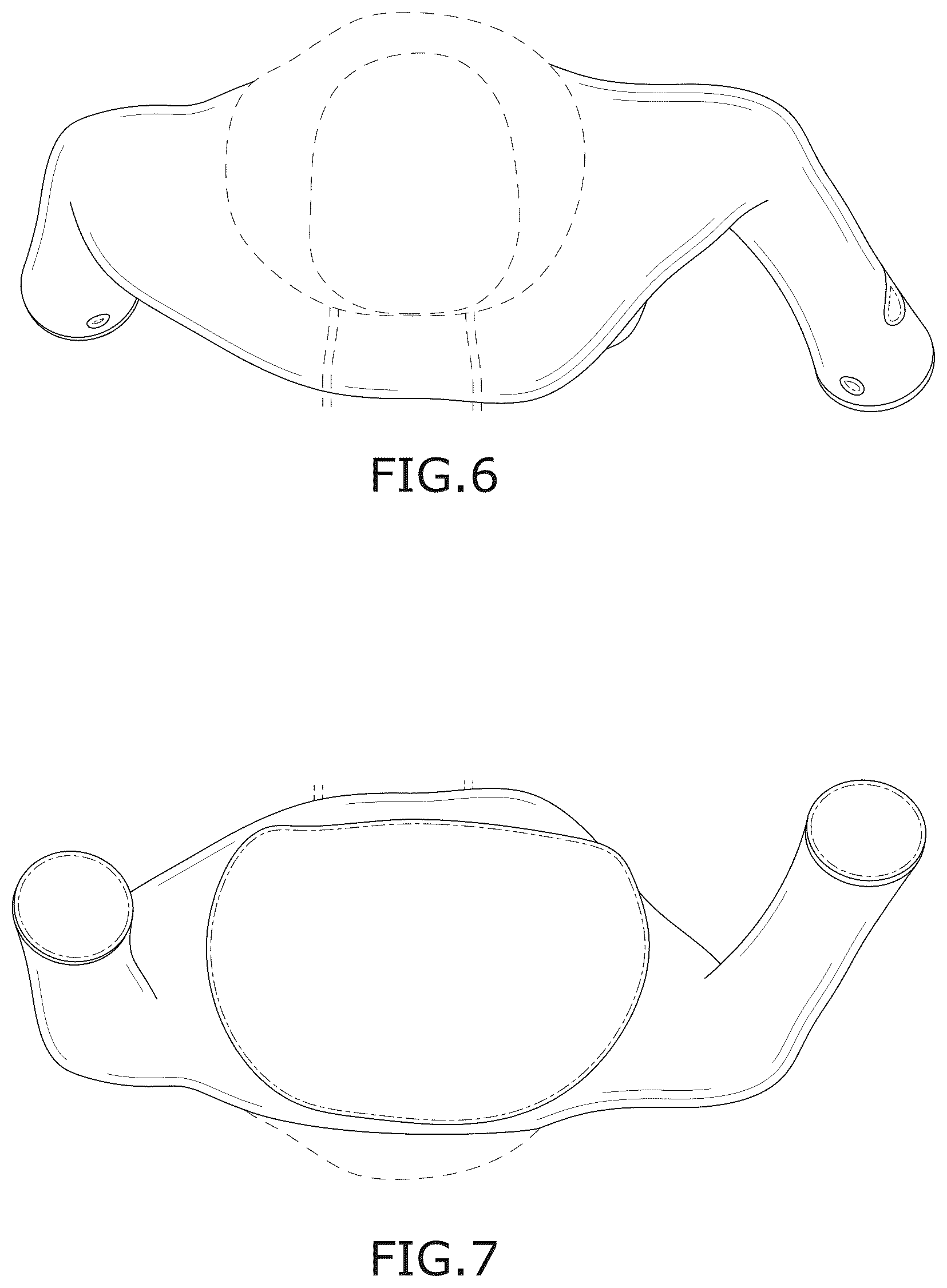 Patent USD1124587 Figure 5 – Sports shirt with accessory hole