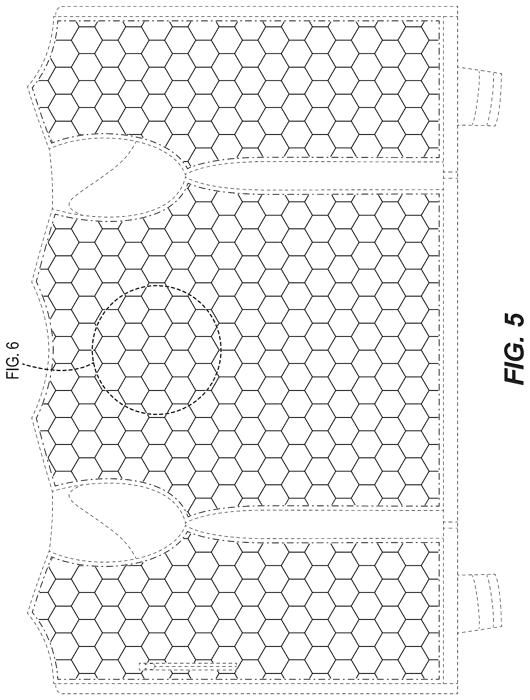 Patent USD1124590 Figure 5 – Article of clothing