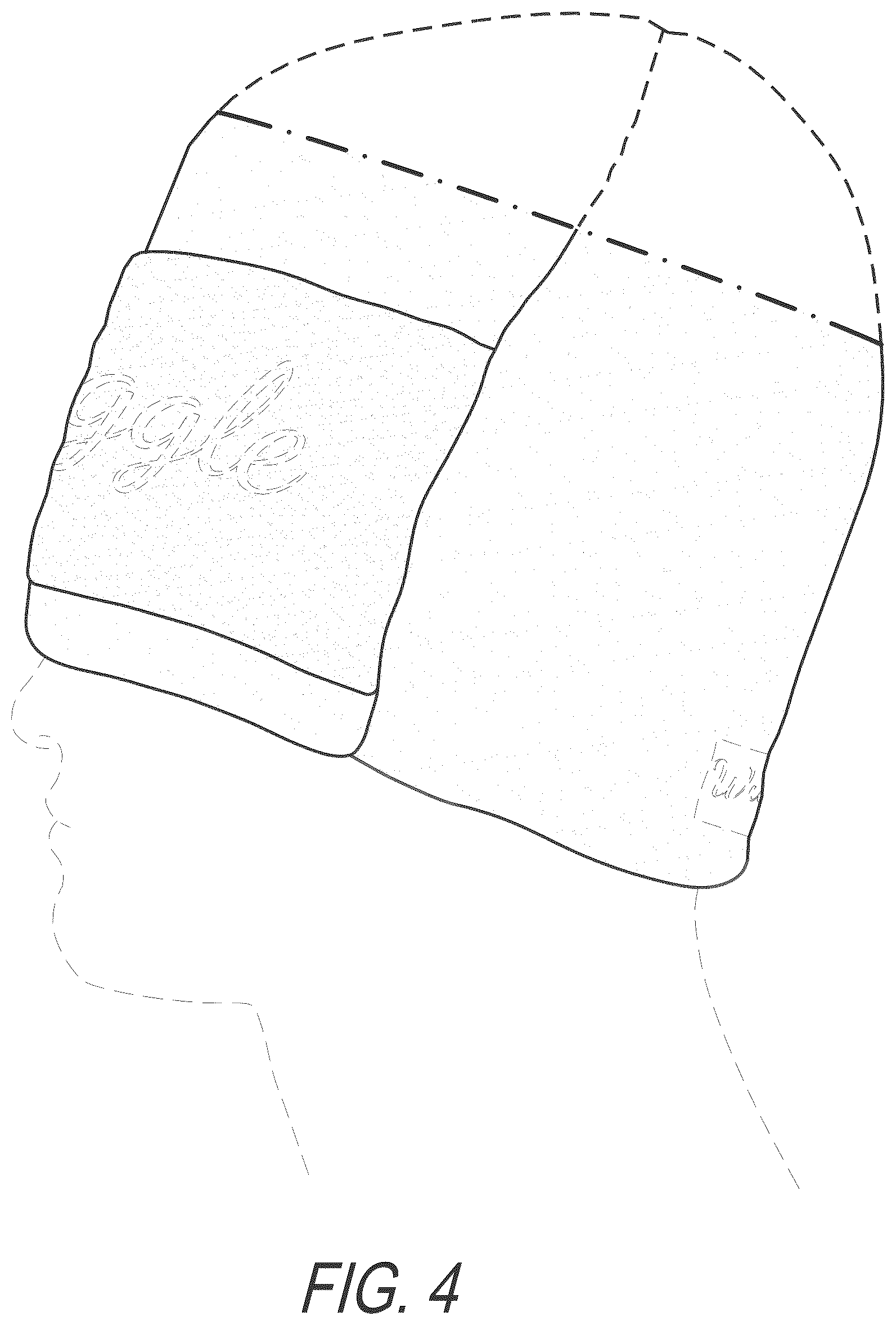 Patent USD1124592 Figure 4 – Headwear