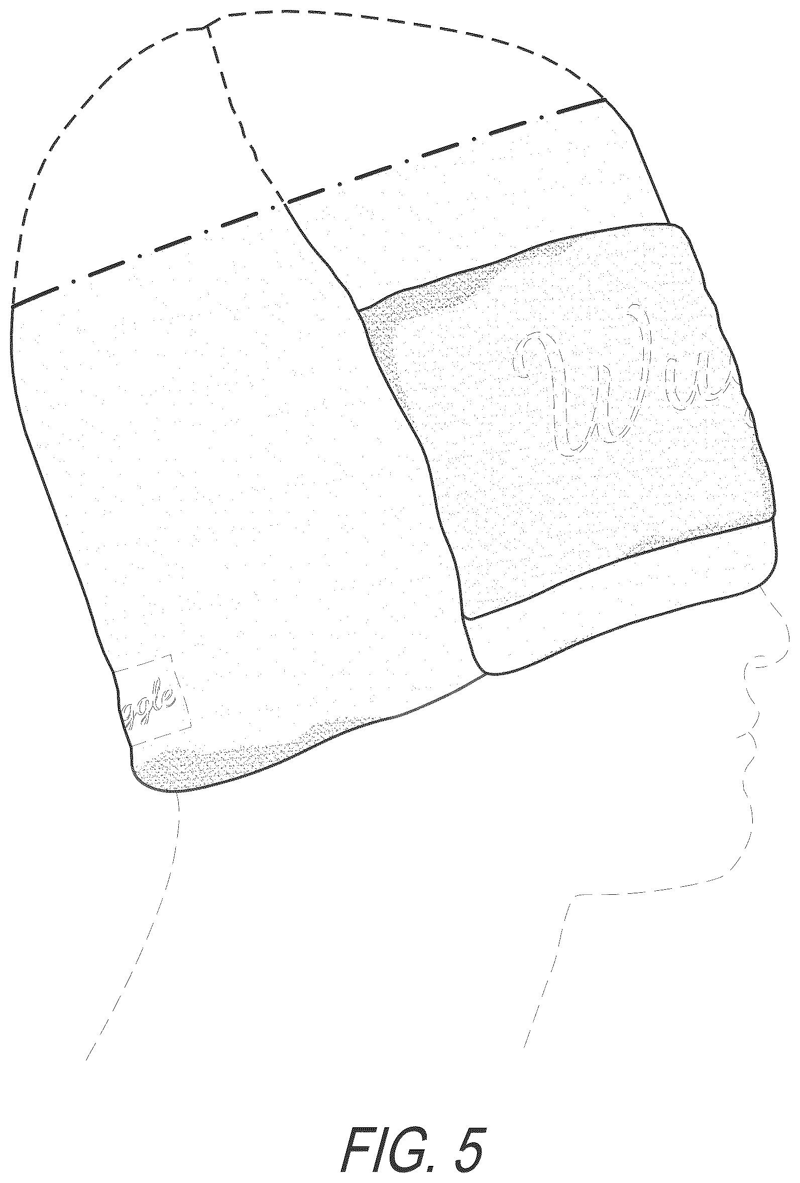 Patent USD1124592 Figure 5 – Headwear