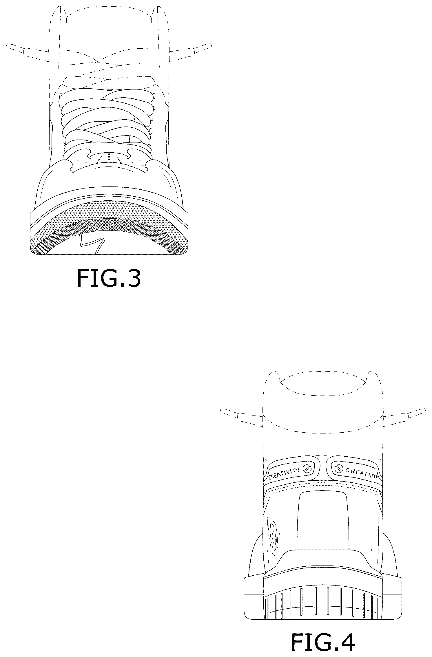 Patent USD1124594 Figure 2 – Athletic shoe