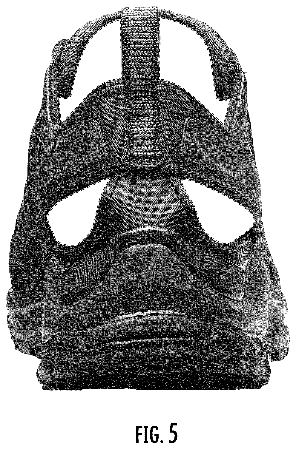 Patent USD1124595 Figure 5 – Footwear article