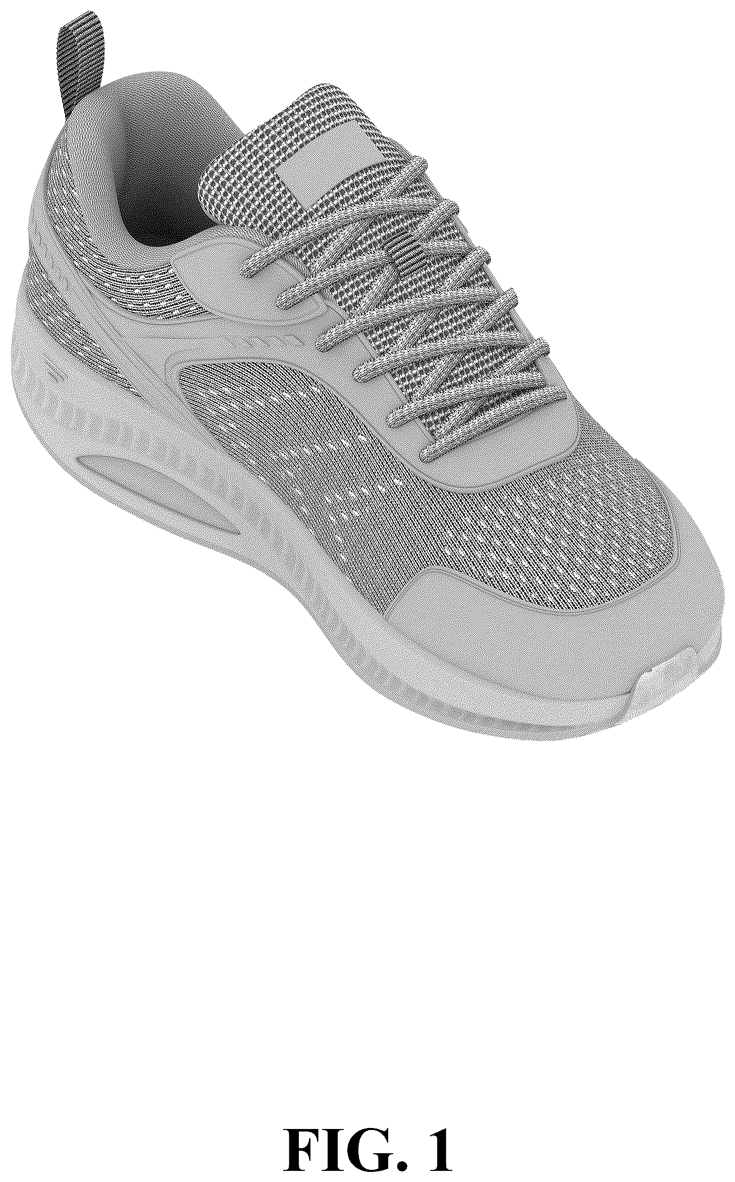 Patent USD1124597 Figure 1 – Orthopedic shoe