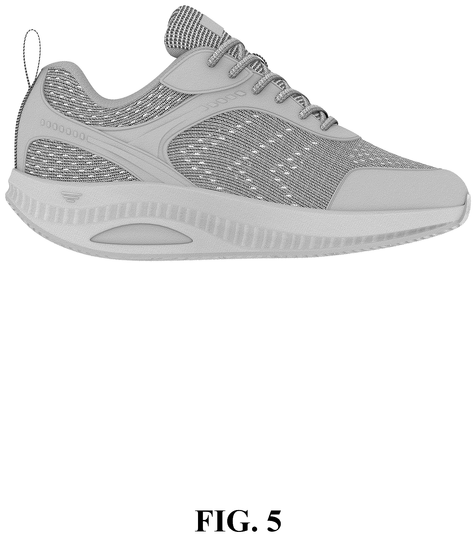 Patent USD1124597 Figure 5 – Orthopedic shoe