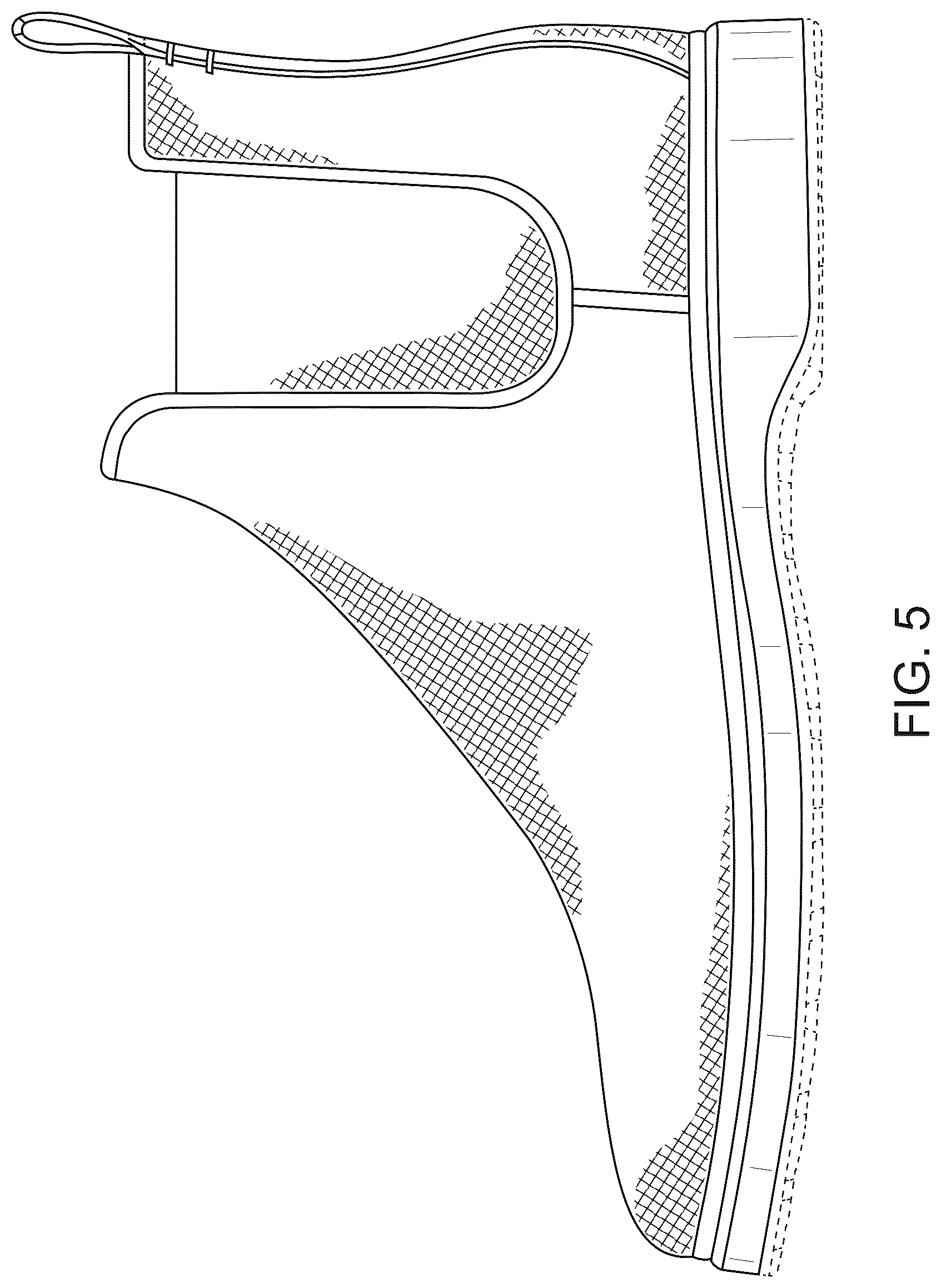 Patent USD1124598 Figure 5 – Boot