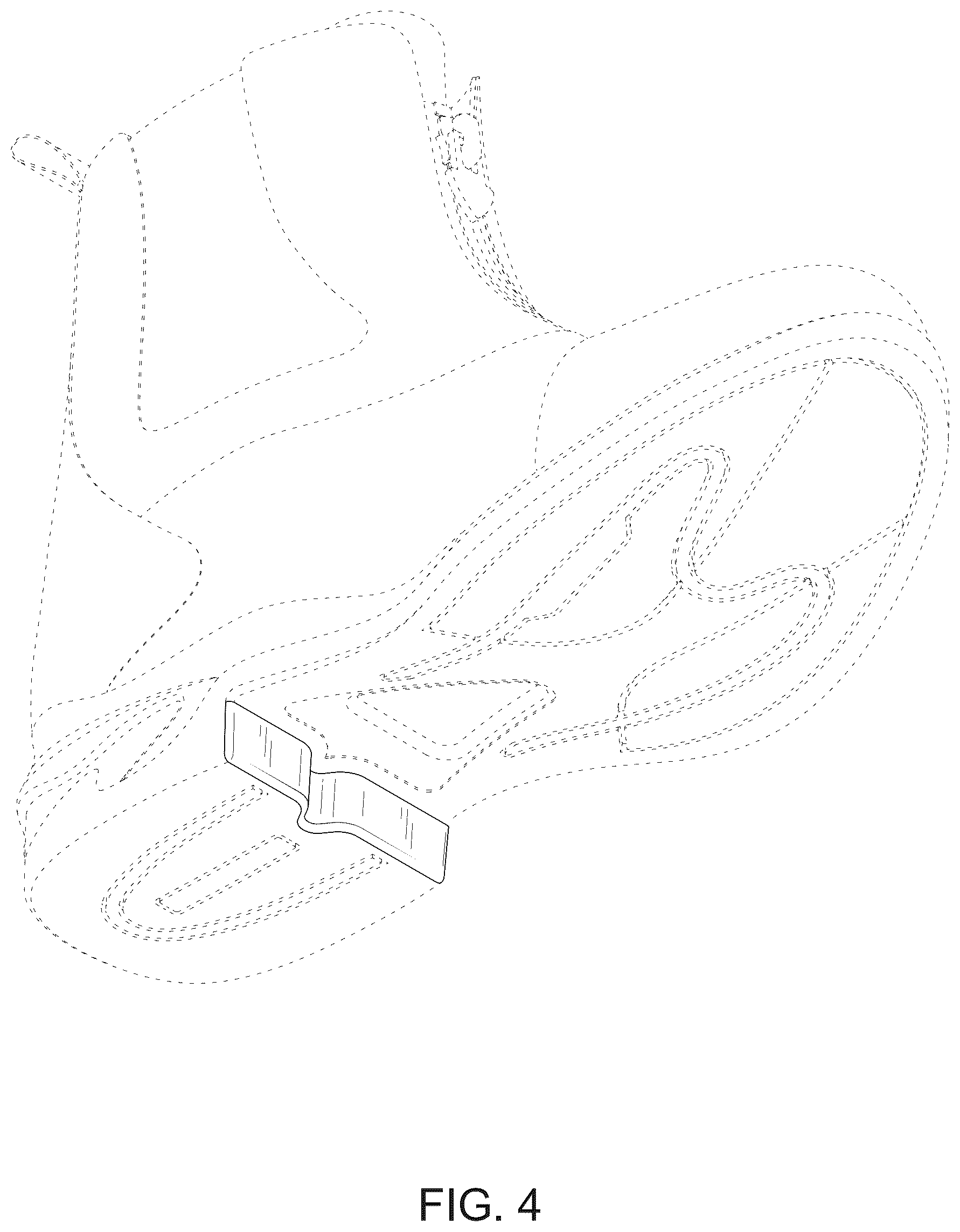 Patent USD1124599 Figure 4 – Footwear outsole