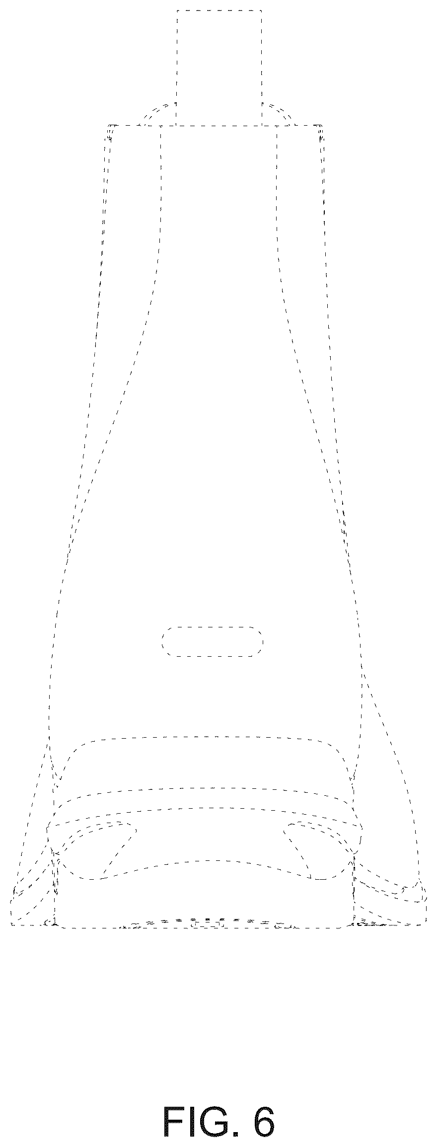 Patent USD1124599 Figure 6 – Footwear outsole