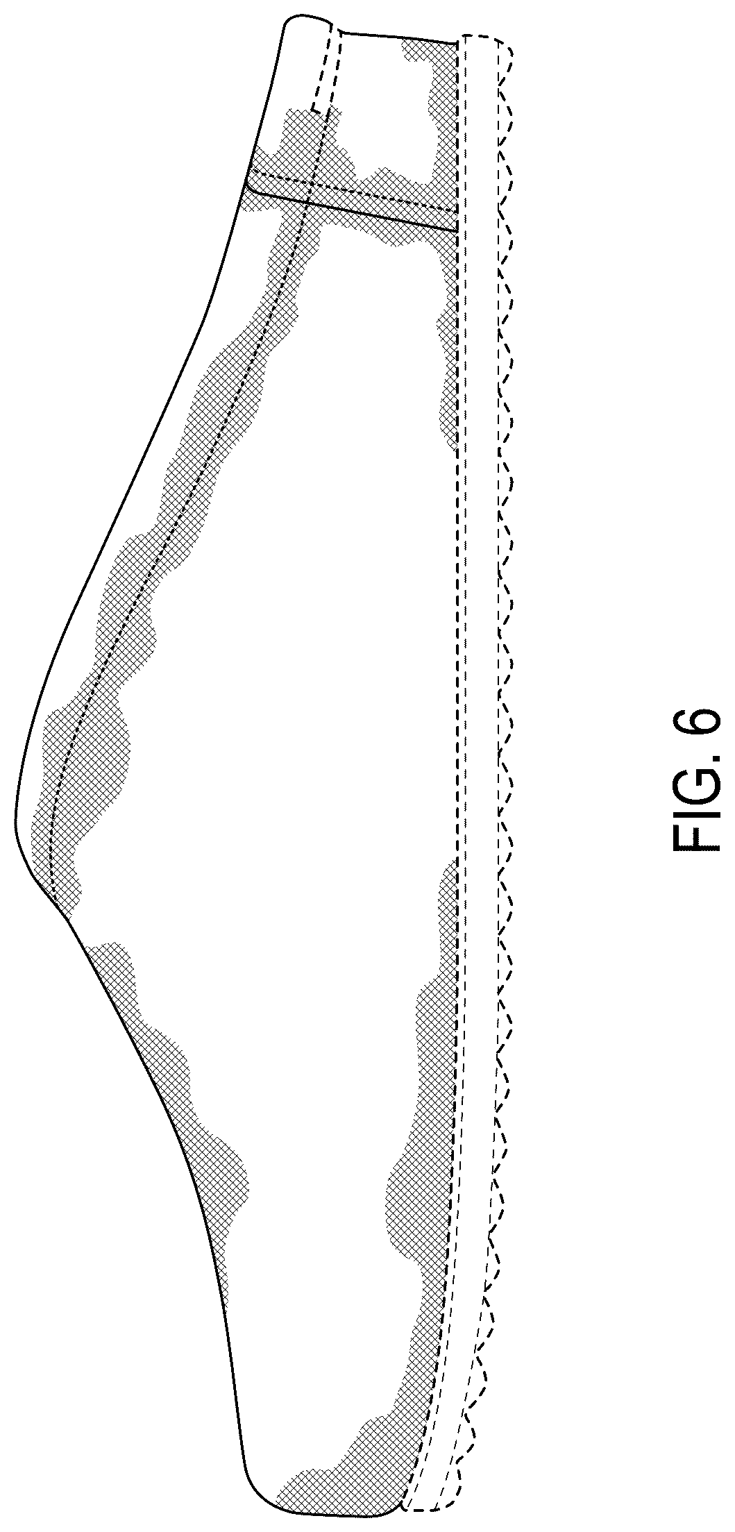 Patent USD1124601 Figure 6 – Shoe
