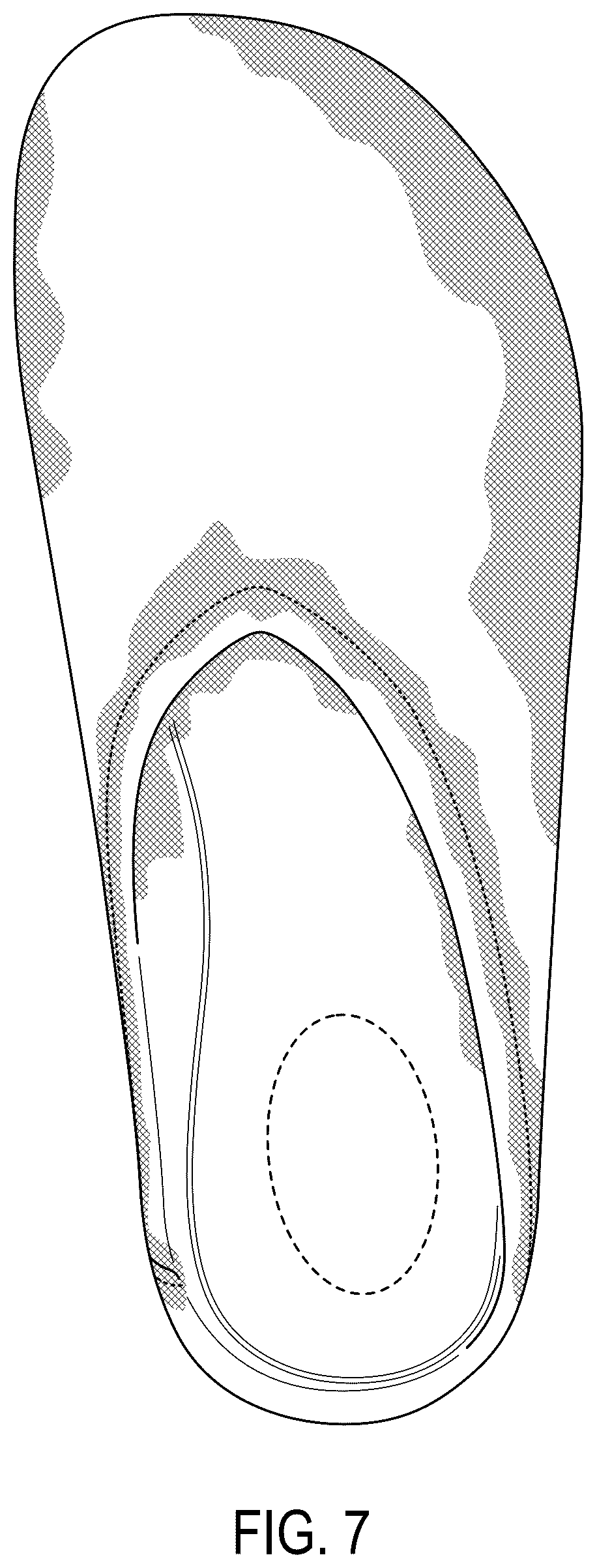 Patent USD1124601 Figure 7 – Shoe
