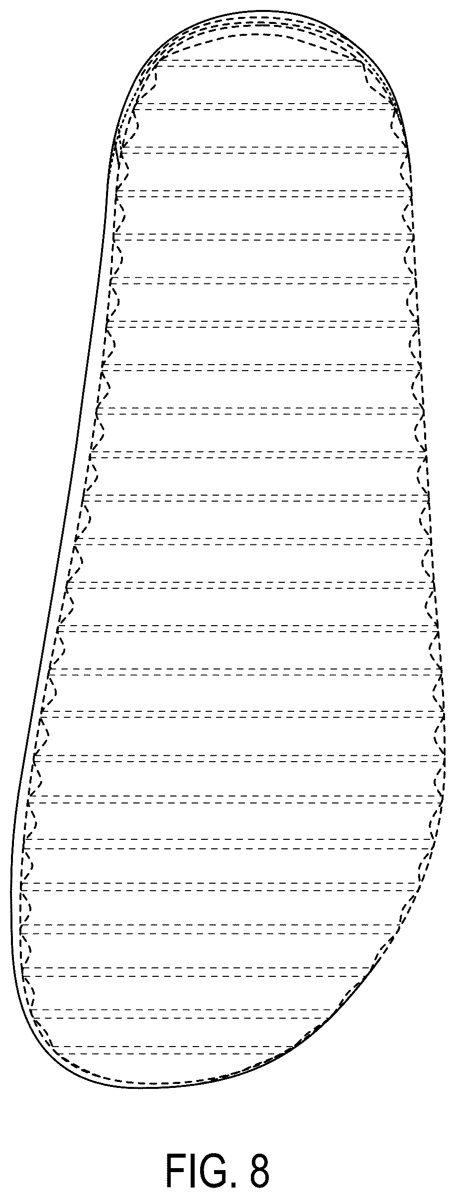 Patent USD1124601 Figure 8 – Shoe