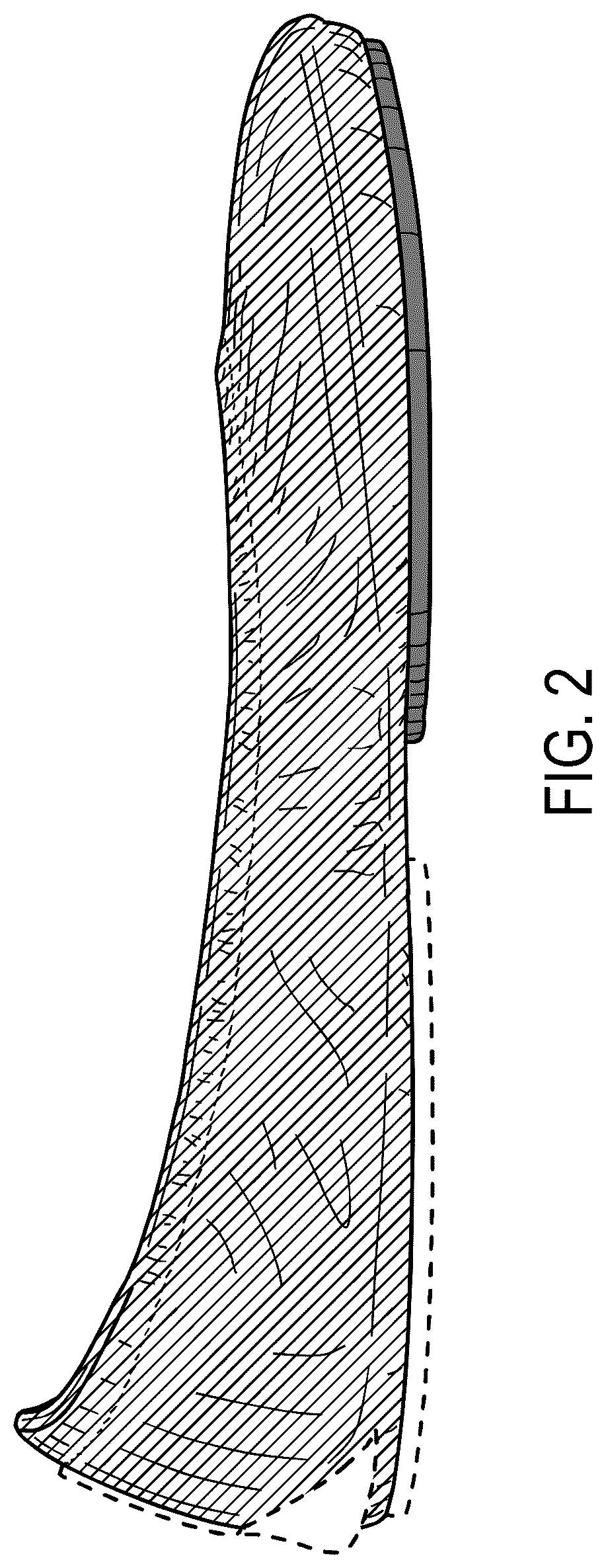 Patent USD1124602 Figure 2 – Ballet shoe with red outsole patch and contrasting upper