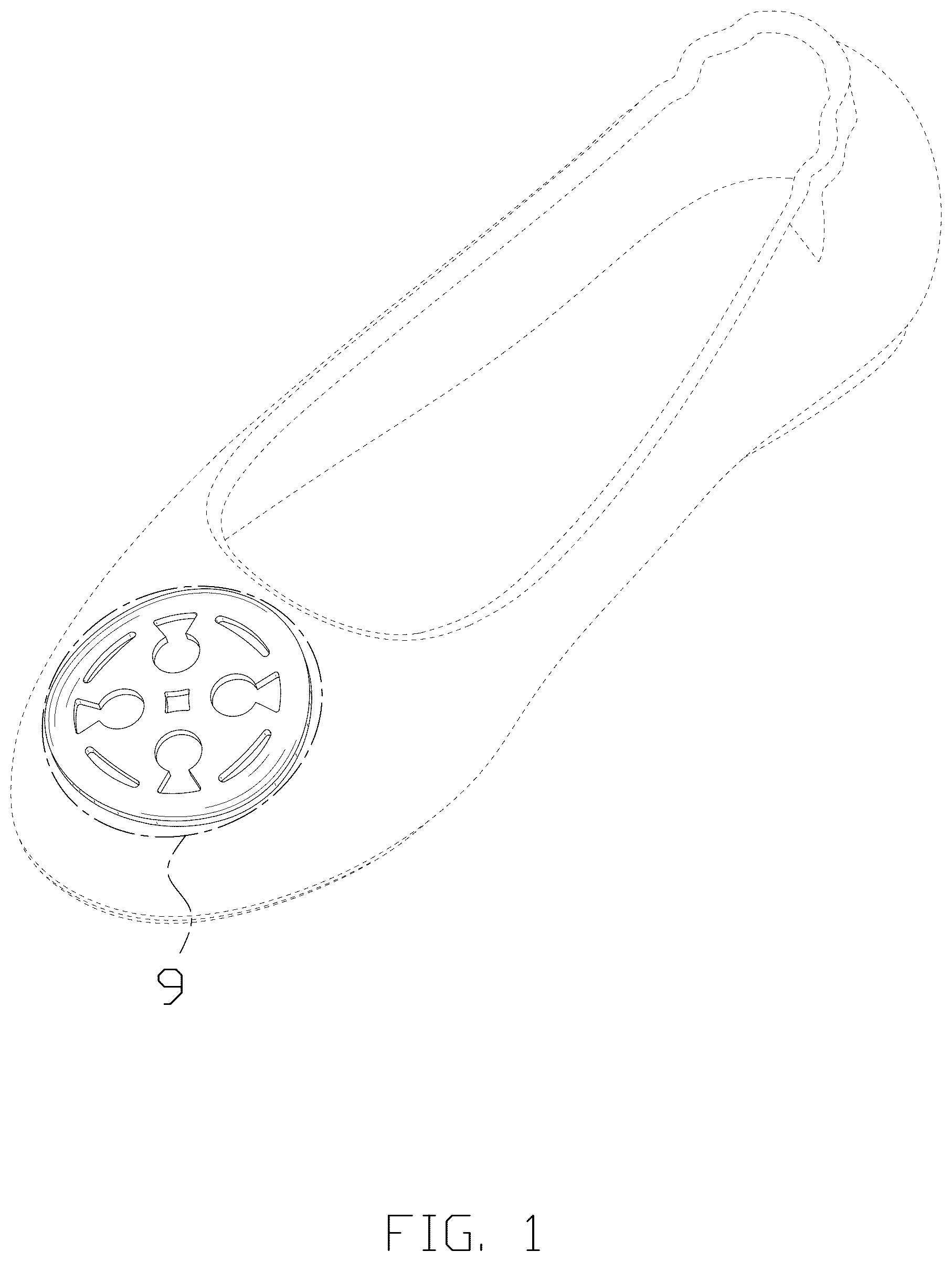 Patent USD1124603 Figure 1 – Shoe