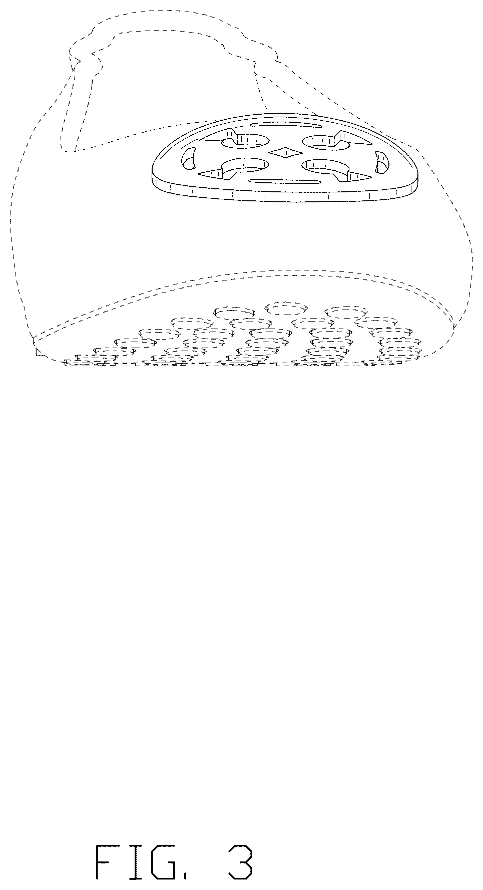 Patent USD1124603 Figure 3 – Shoe