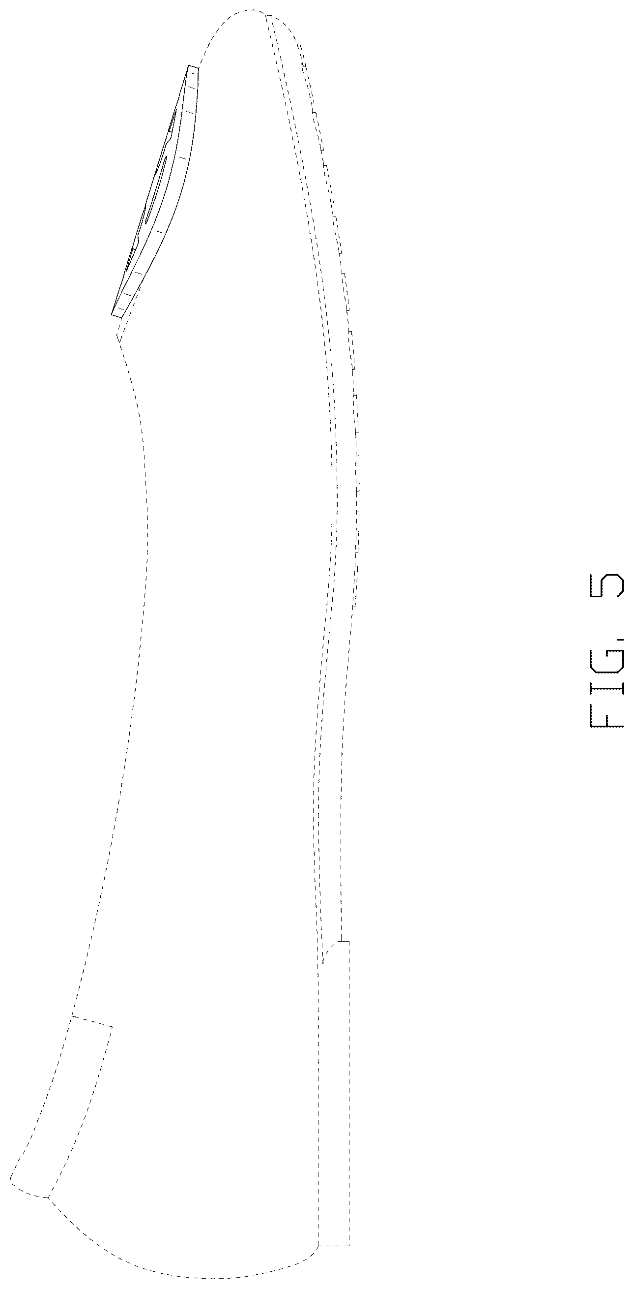 Patent USD1124603 Figure 5 – Shoe