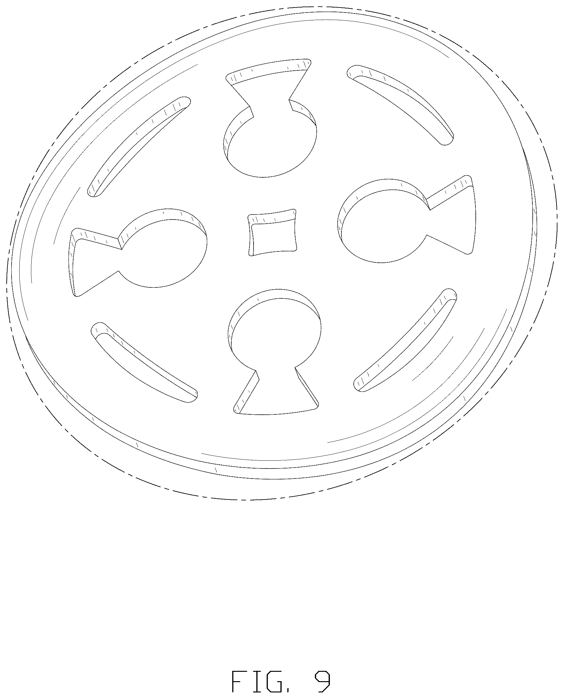 Patent USD1124603 Figure 9 – Shoe