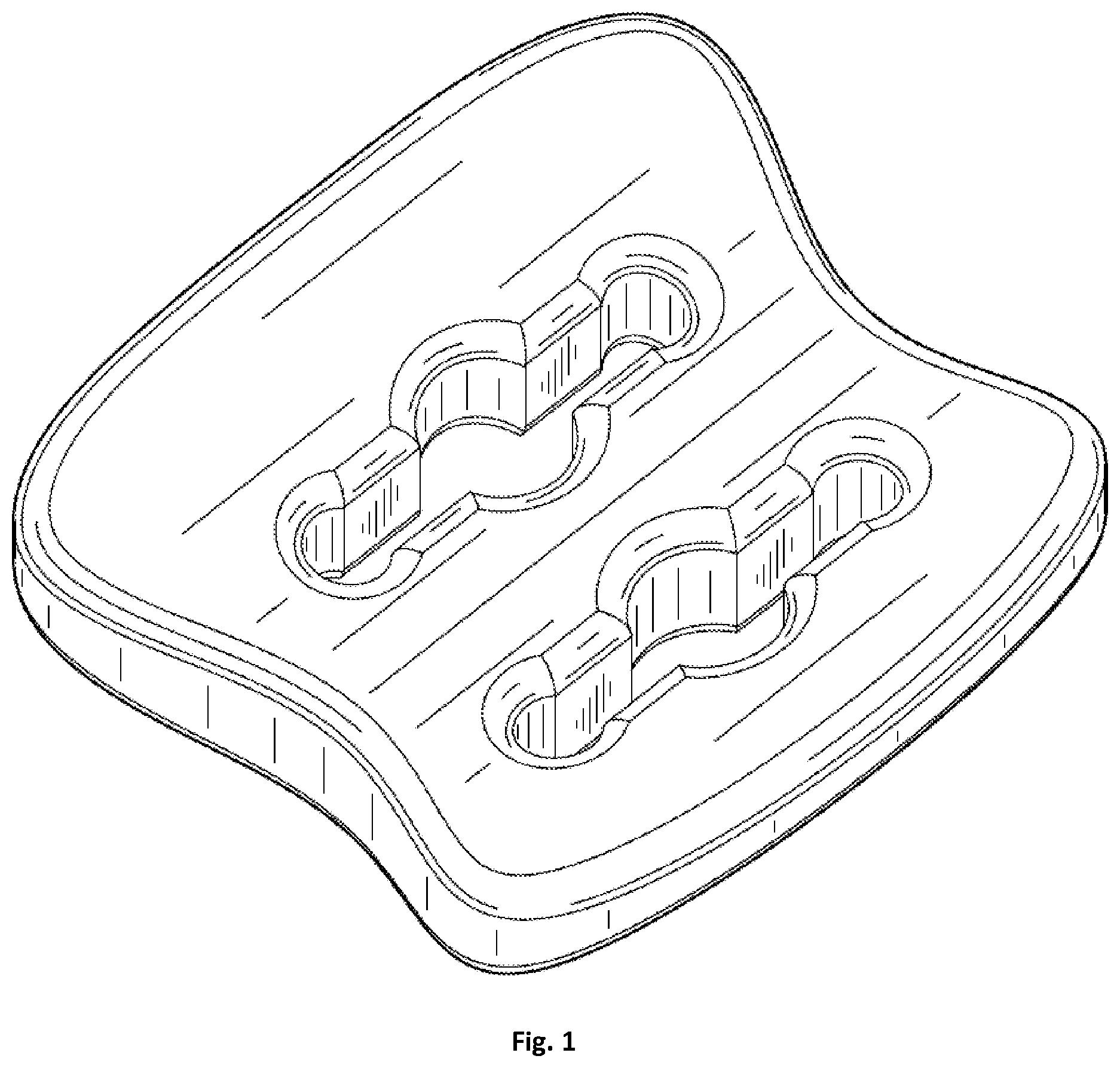 Patent USD1124604 Figure 1 – Shoelace holder