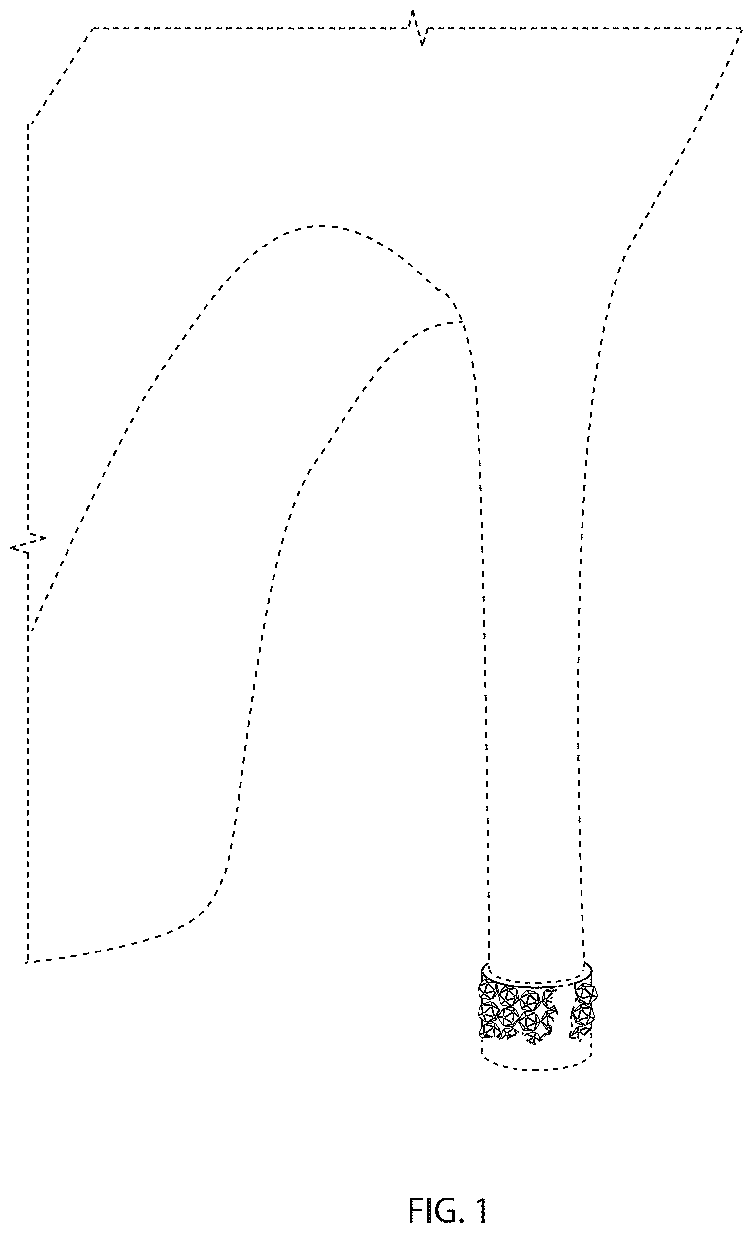 Patent USD1124605 Figure 1 – Accessory heel tip for a shoe