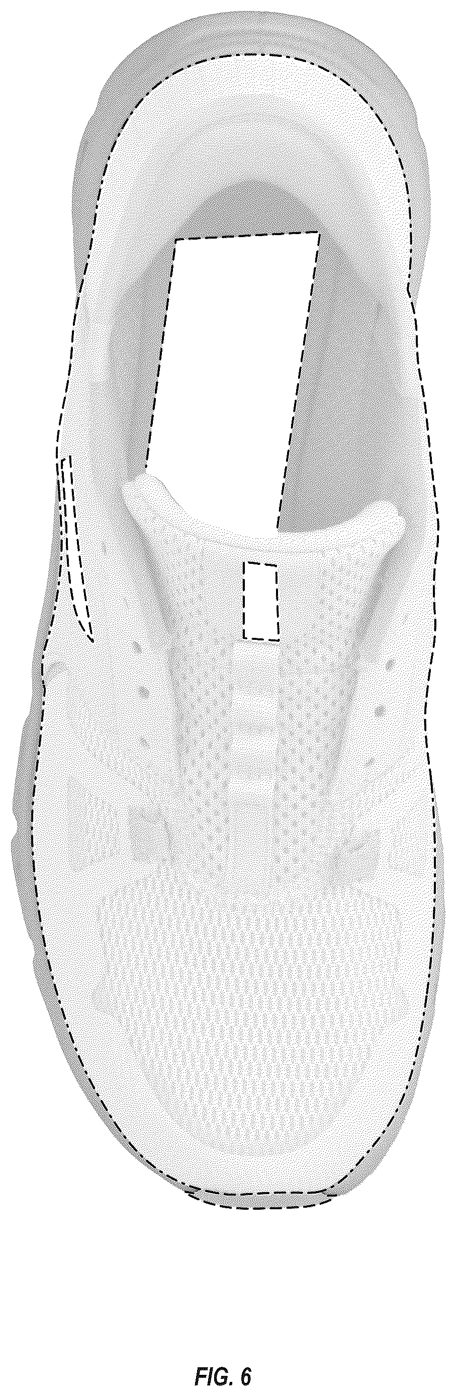 Patent USD1124608 Figure 6 – Midsole periphery