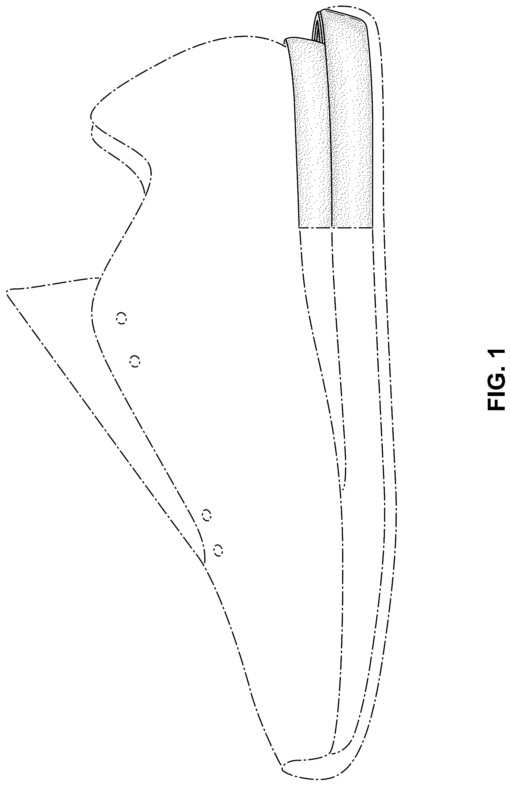 Patent USD1124609 Figure 1 – Shoe