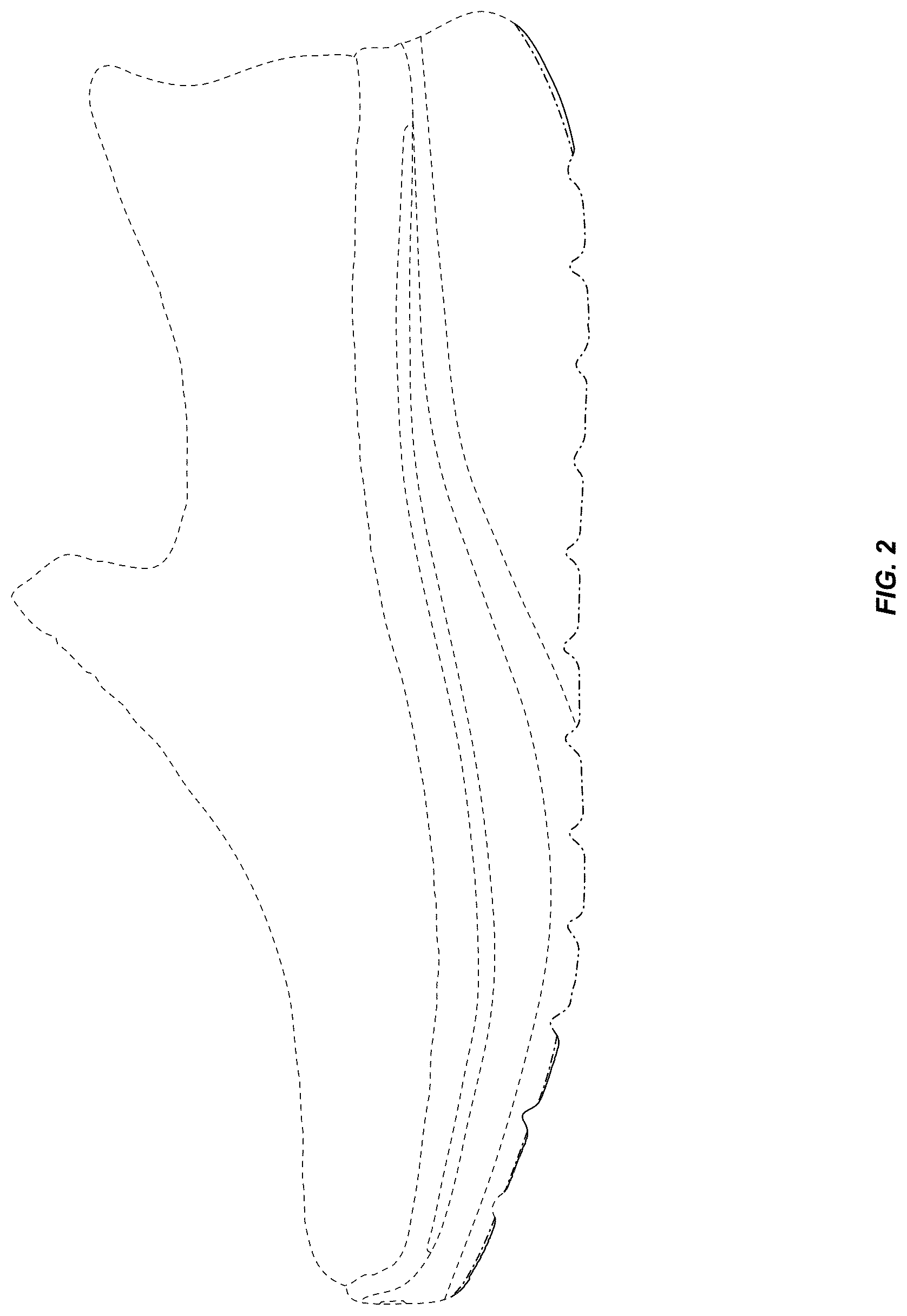 Patent USD1124610 Figure 2 – Outsole bottom