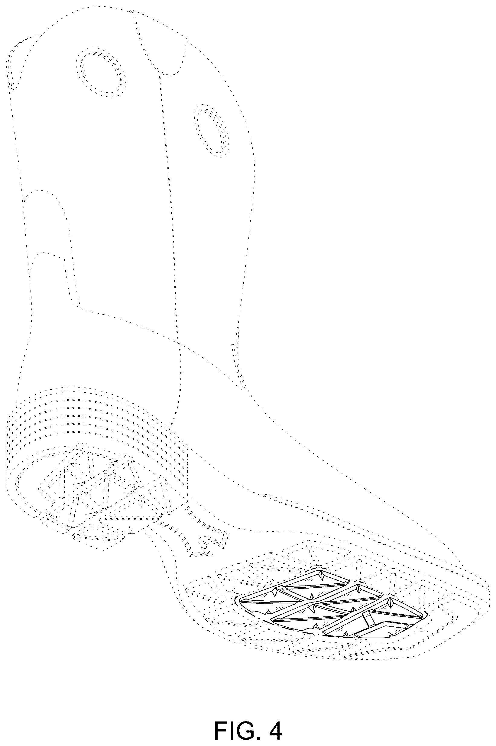 Patent USD1124611 Figure 4 – Footwear