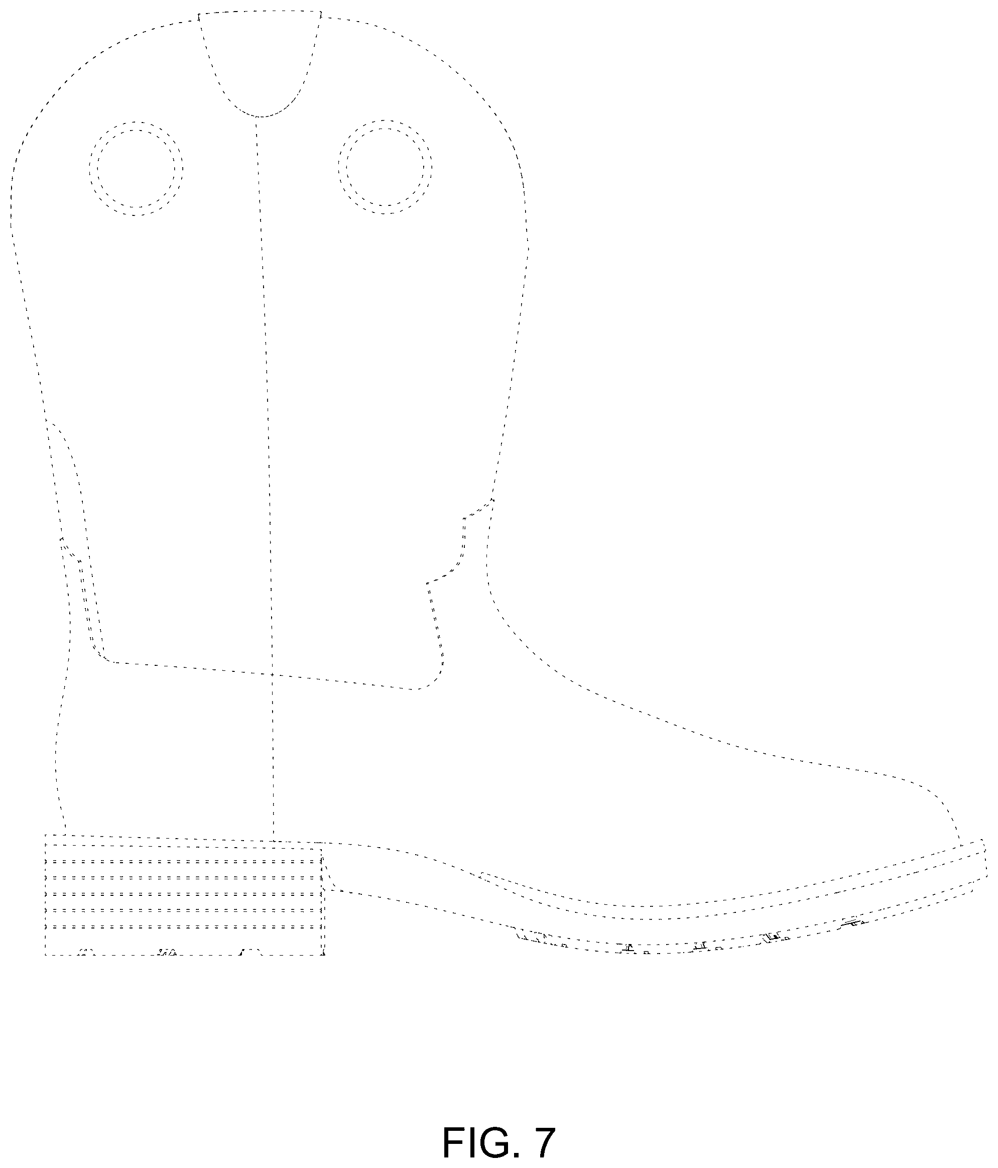 Patent USD1124611 Figure 7 – Footwear