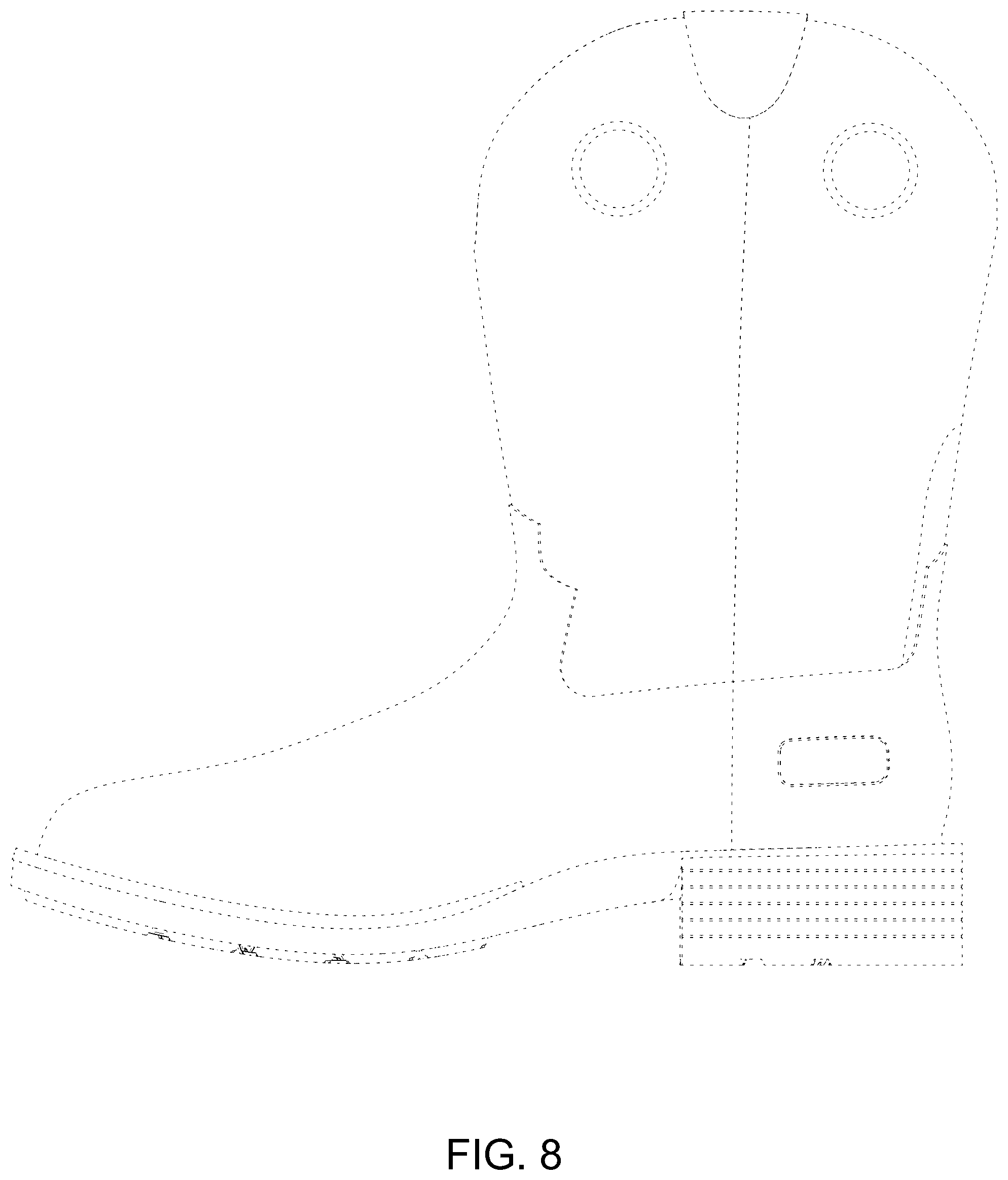 Patent USD1124611 Figure 8 – Footwear