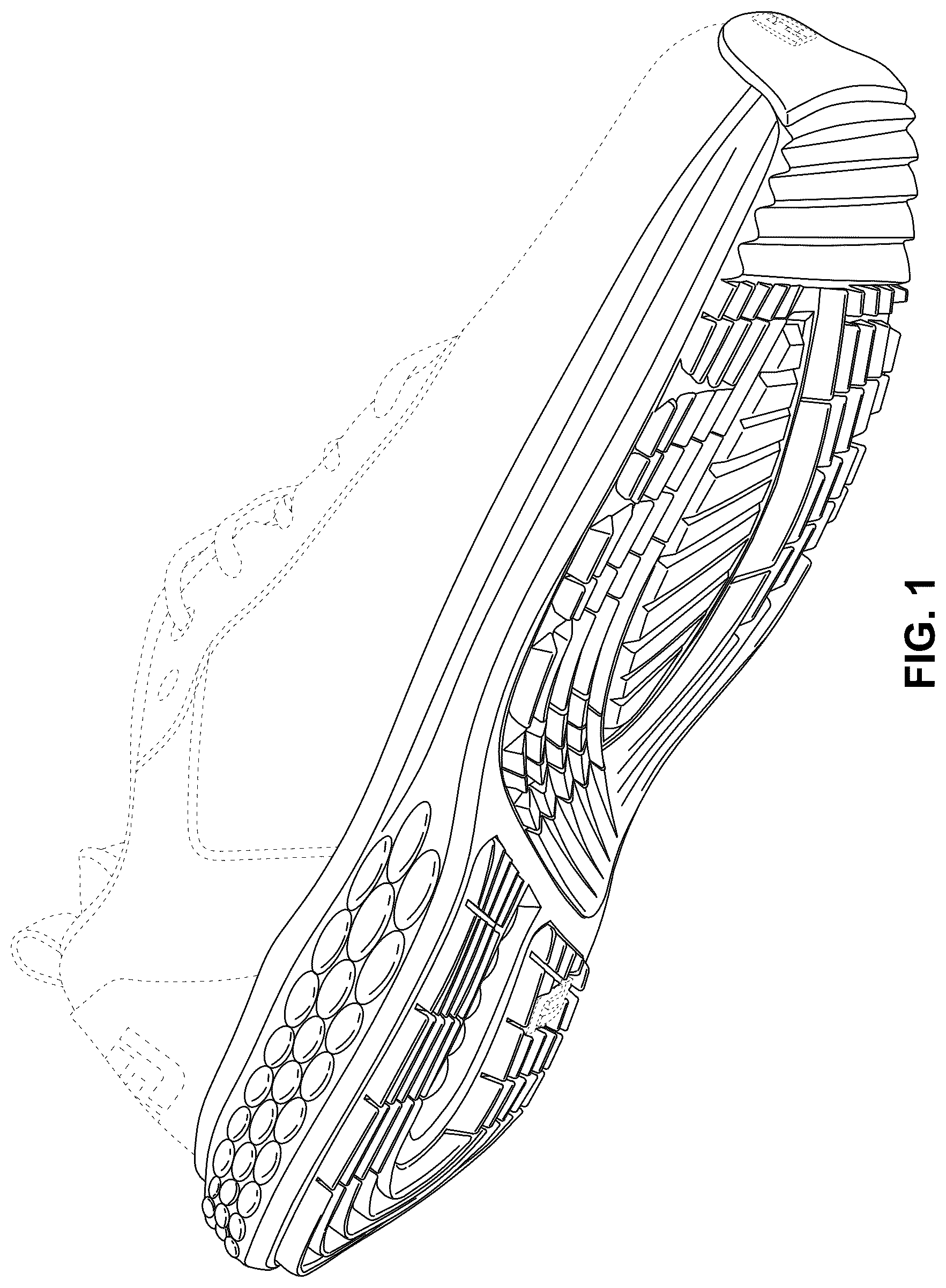 Patent USD1124614 — Shoe — Figure 1