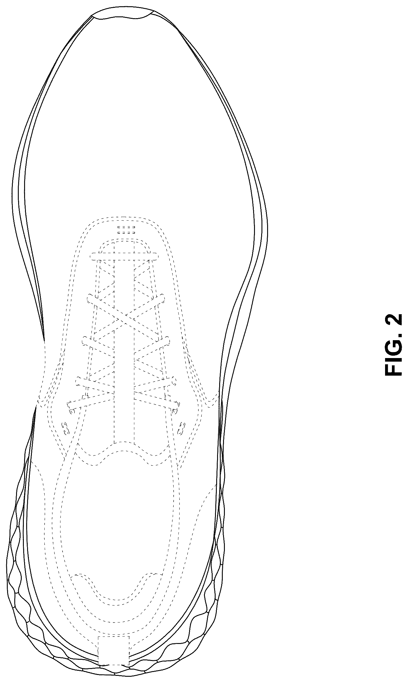 Patent USD1124614 Figure 2 – Shoe