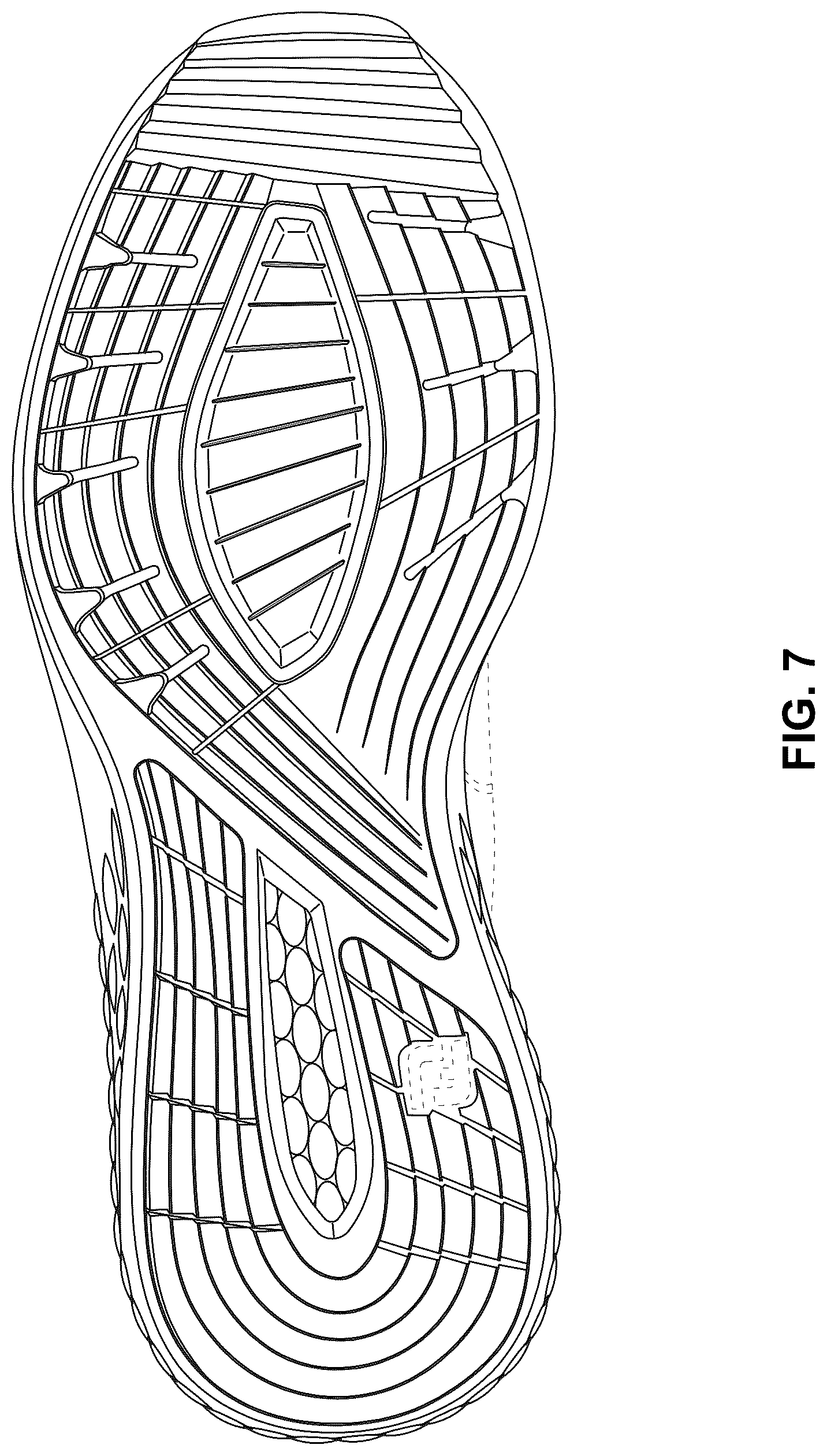 Patent USD1124614 Figure 6 – Shoe